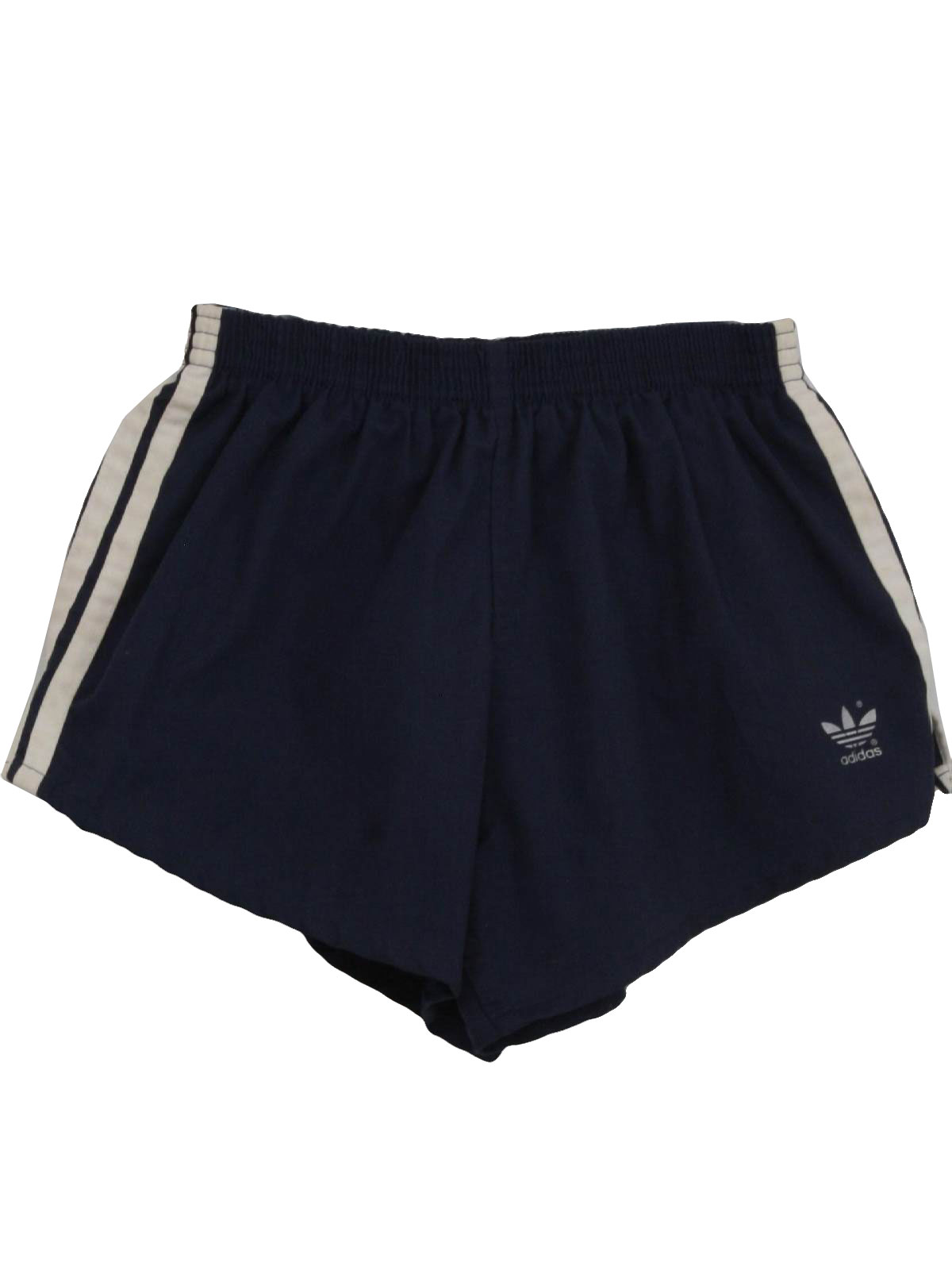 1980s Adidas Shorts: 80s -Adidas- Mens blue background polyester and ...