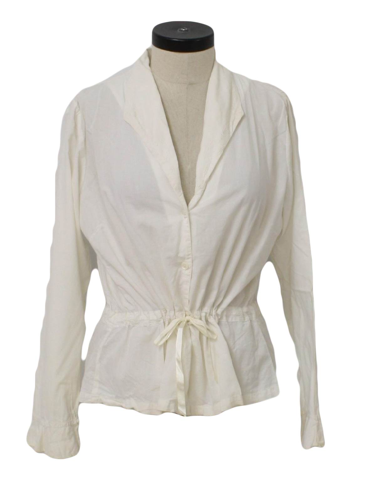 80s Vintage J Peterman Shirt: Late 80s -J Peterman- Womens white ...