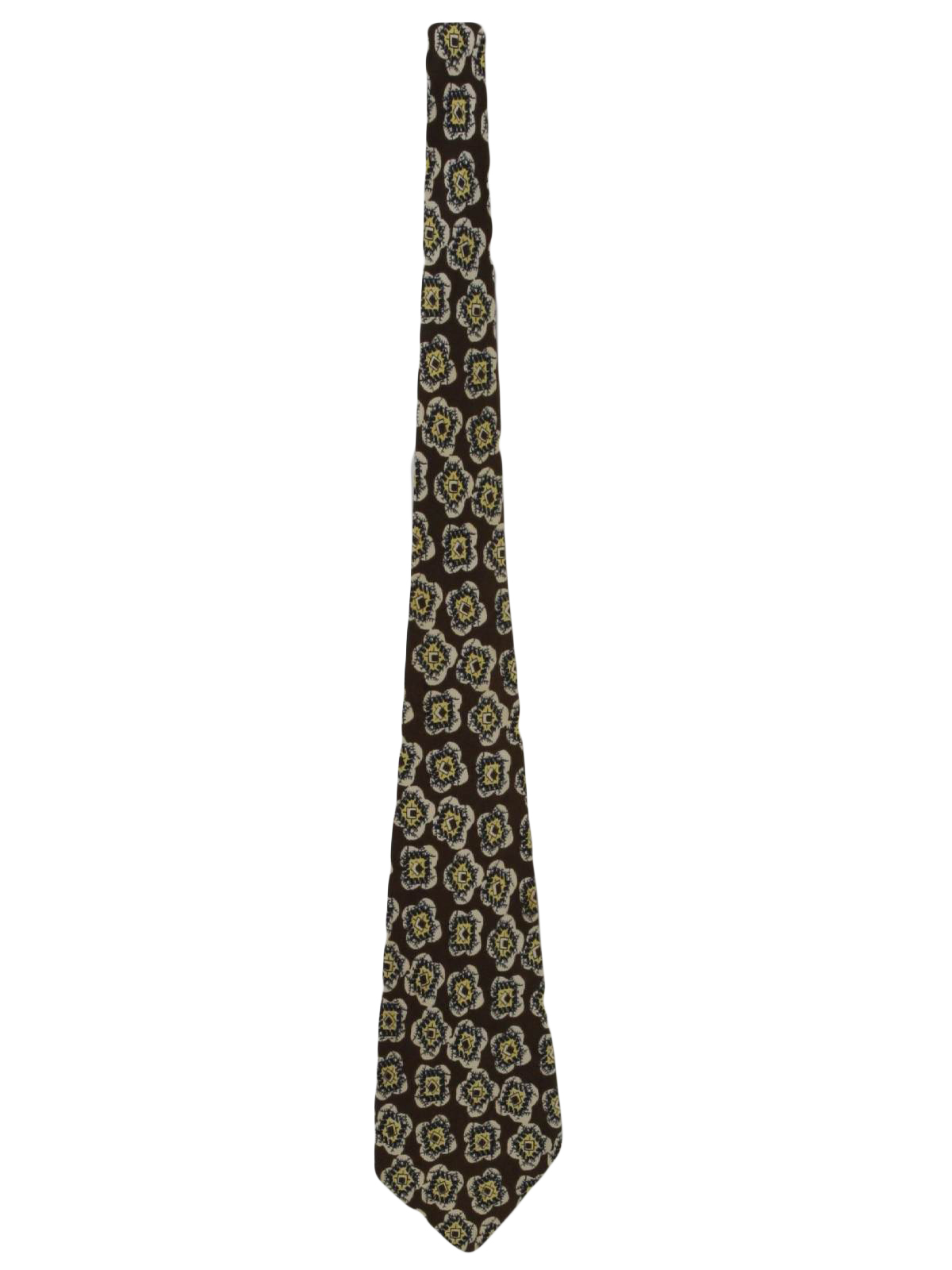 Desmonds 40's Vintage Neck Tie: Late 40s -Desmonds- Mens dark brown ...