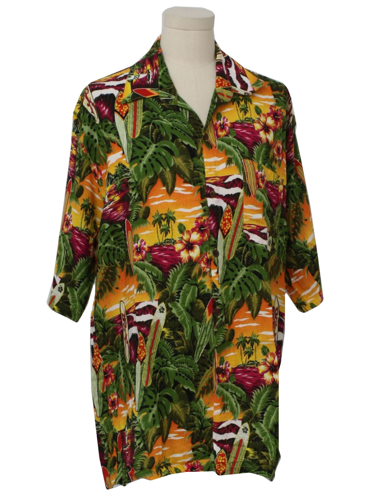 90s Vintage Royal Creations Hawaiian Shirt: 90s -Royal Creations- Mens ...