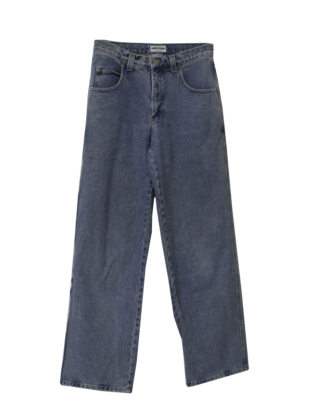 1990's Pants (Guess USA): 90s -Guess USA- Mens light blue thick cotton ...