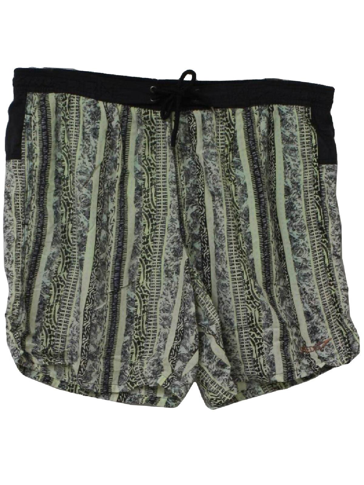 mens neon green swim trunks