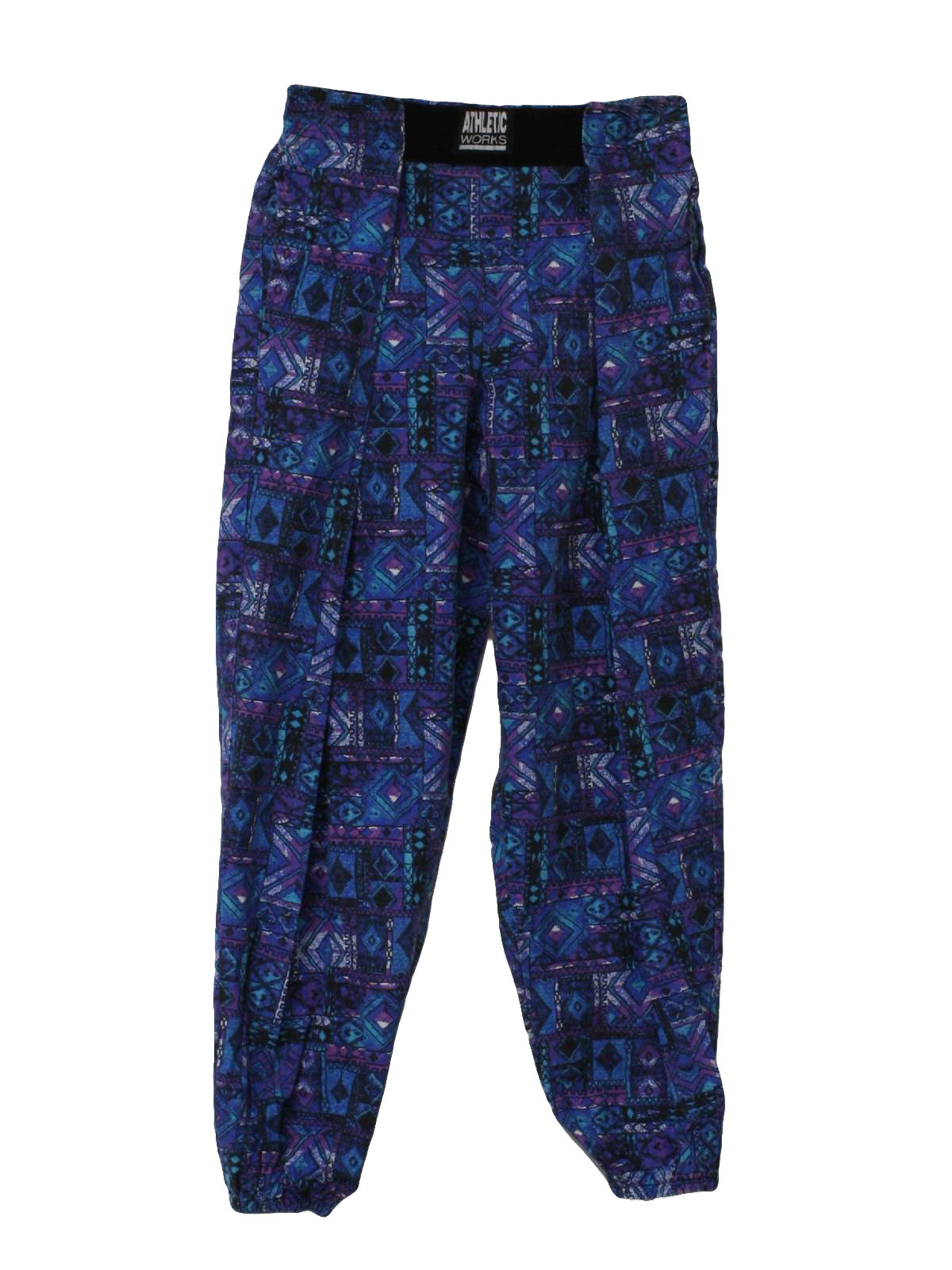 80s striped pants