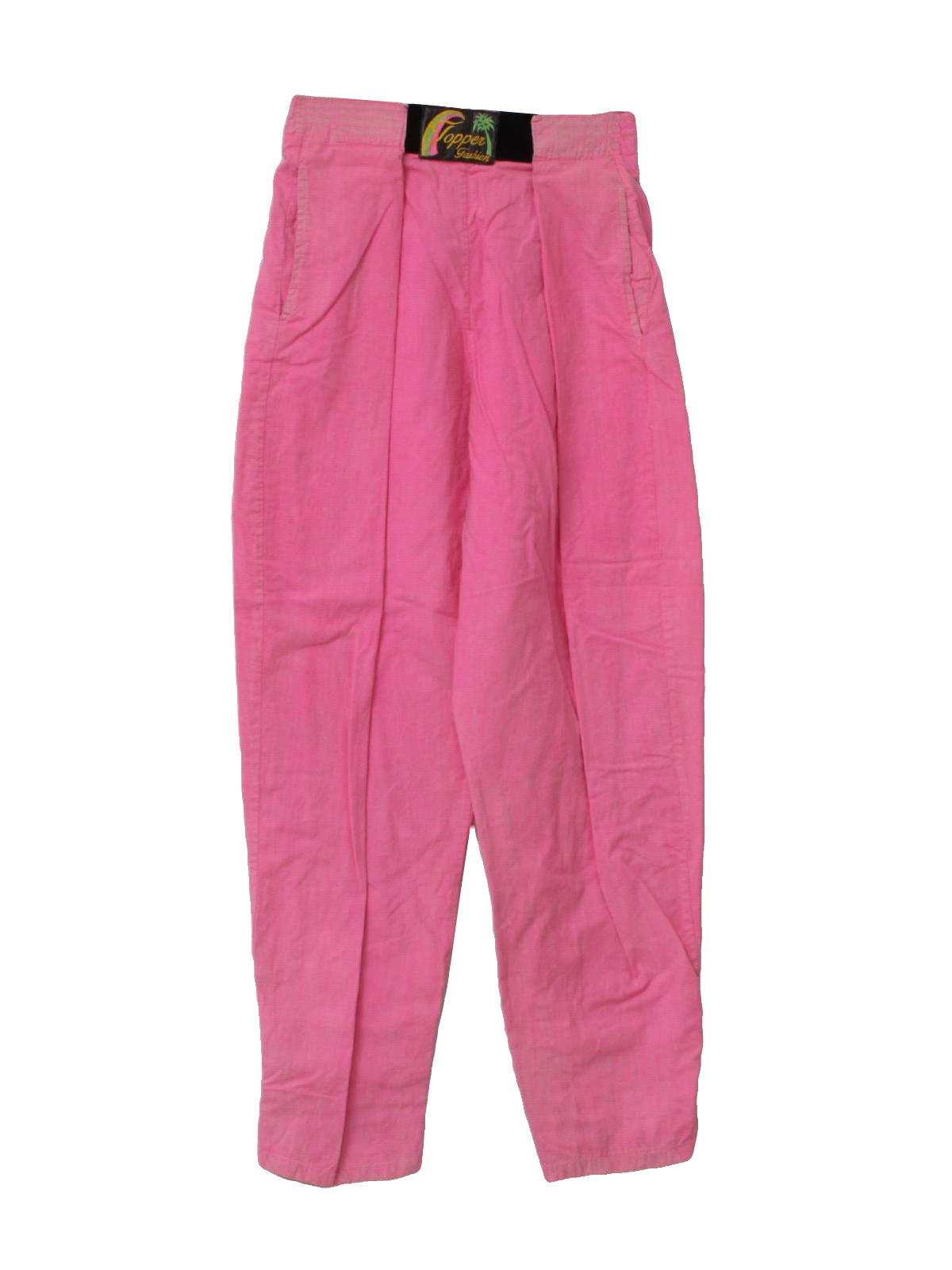 Retro 80's Pants: 80s -Topper Fashion- Mens hot pink cotton, high waist ...