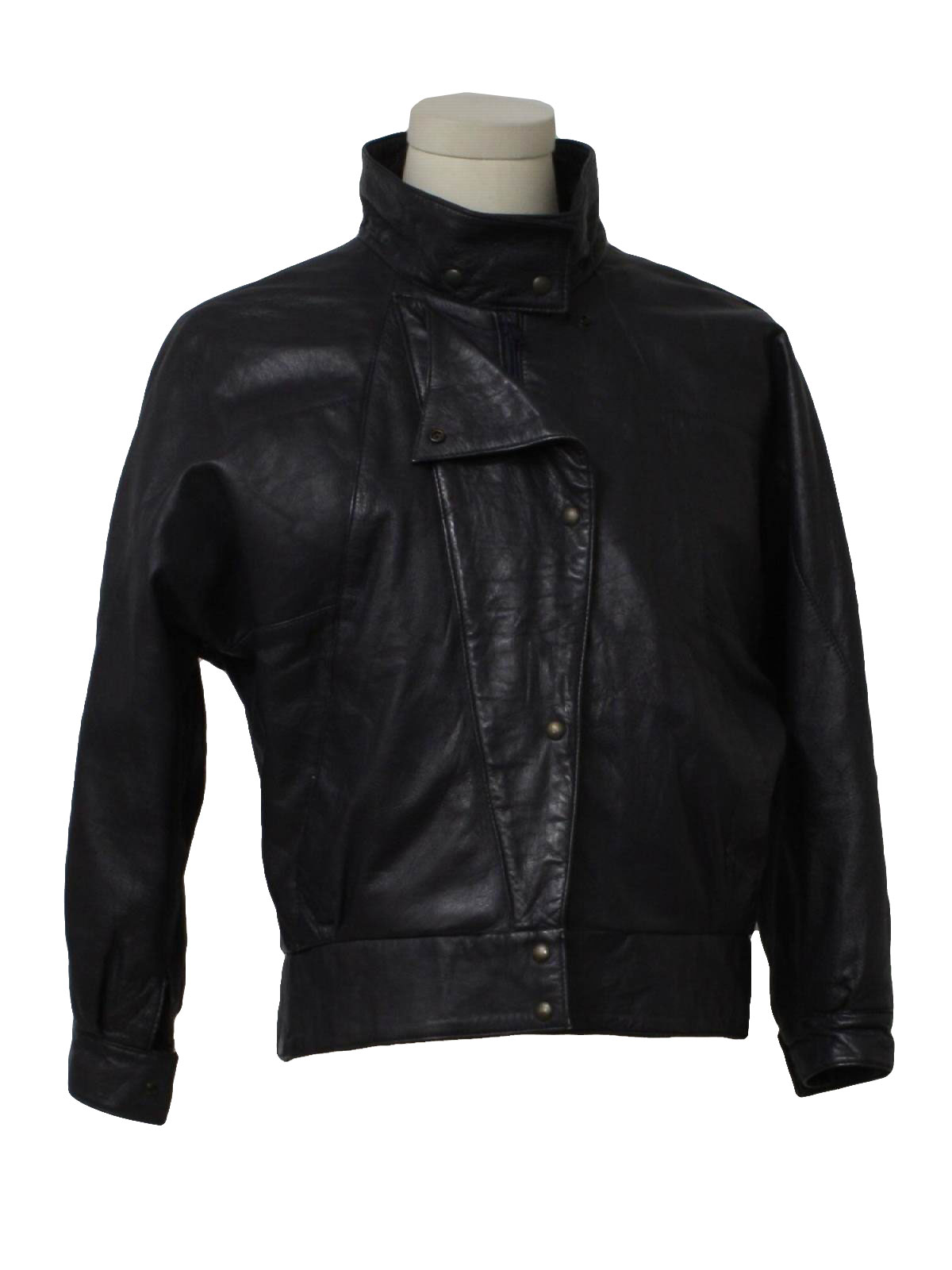 80's Vintage Leather Jacket: 80s -Echtes Leder (German for Genuine