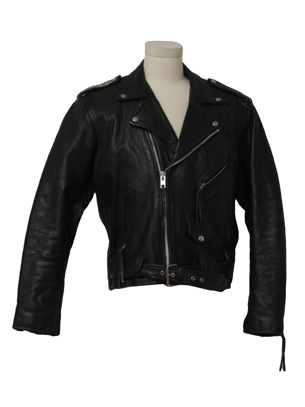 80's Leather Jacket: 80s -Echtes Leder (German for Genuine Leather ...