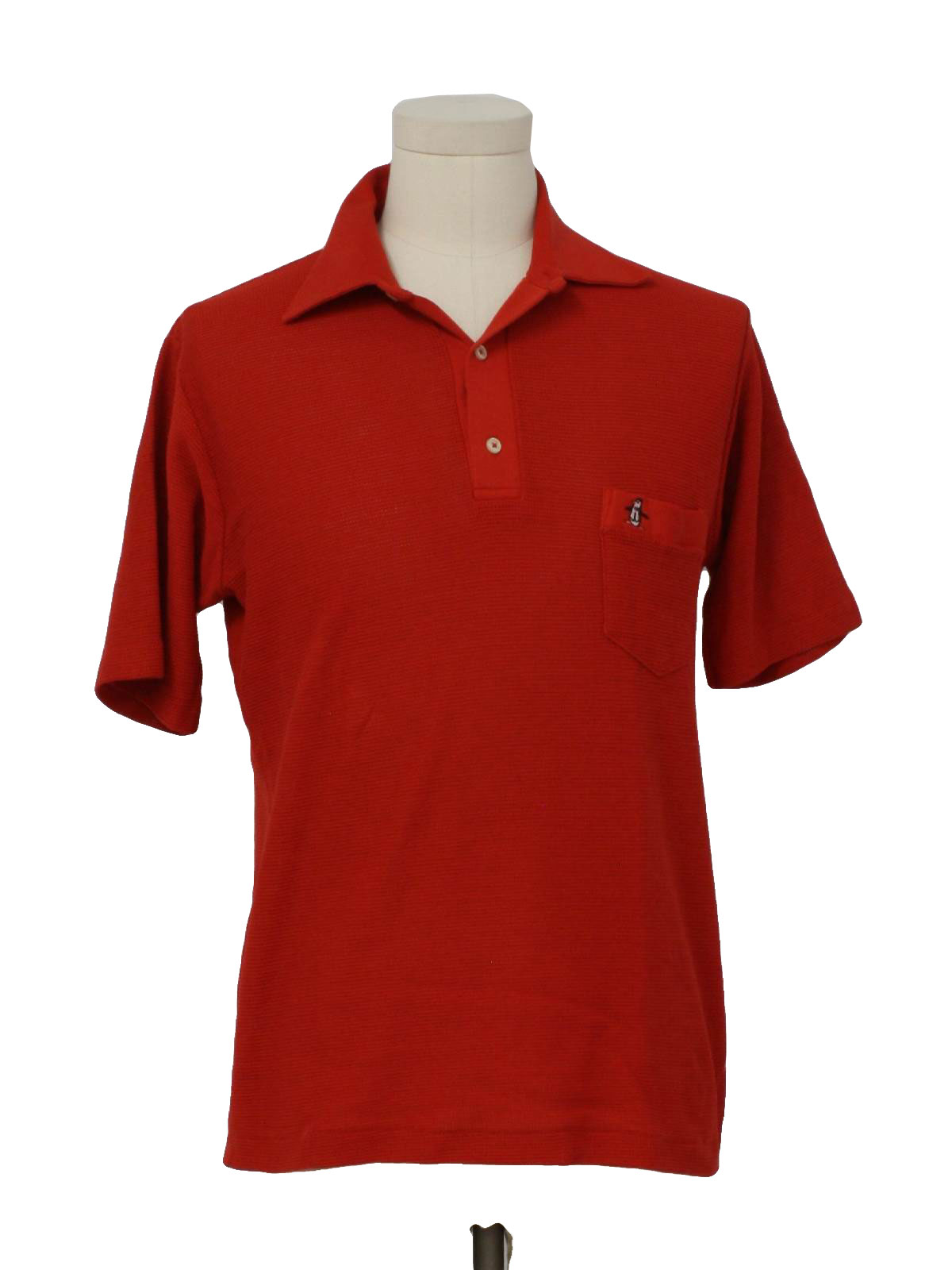 70s Shirt (Grand Slam): 70s -Grand Slam- Mens red cotton and polyester ...