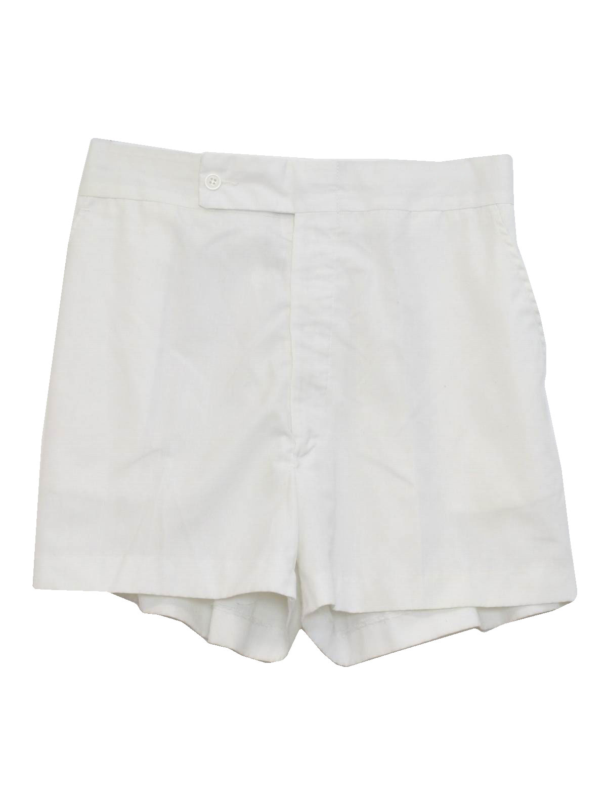 1970's Retro Shorts: 70s -Sears Sportswear- Mens white polyester cotton ...