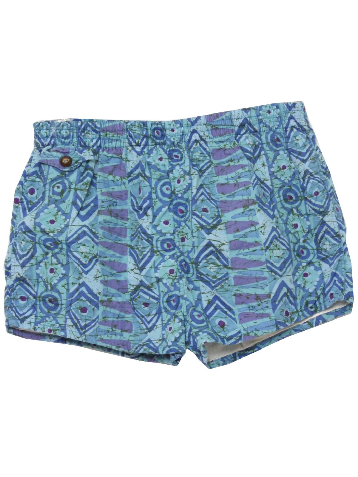 Sixties Vintage Swimsuit/Swimwear: 60s -Catalina- Mens shaded blue ...