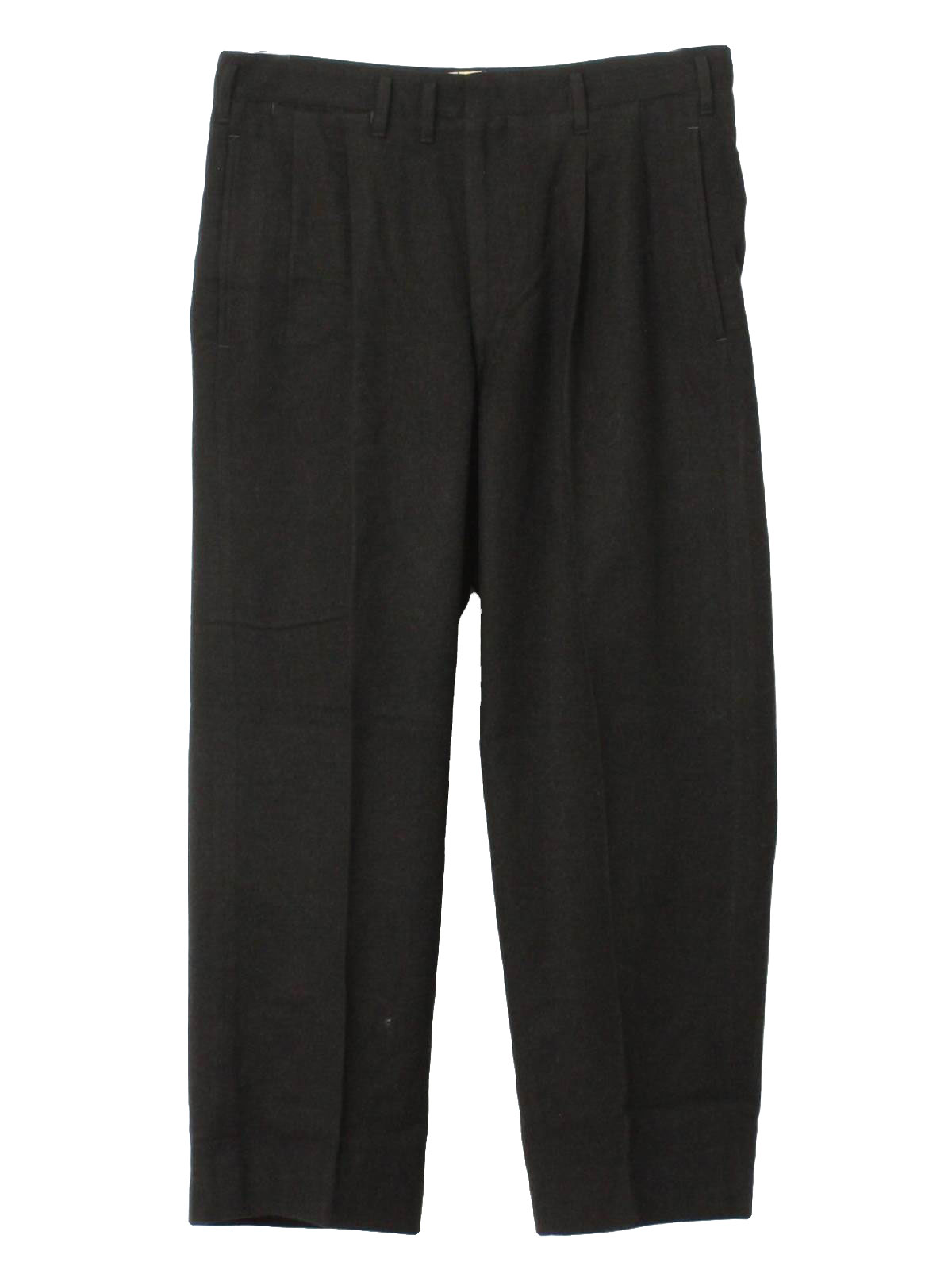 Retro Forties Pants: 40s -Missing Label- Mens black background with ...