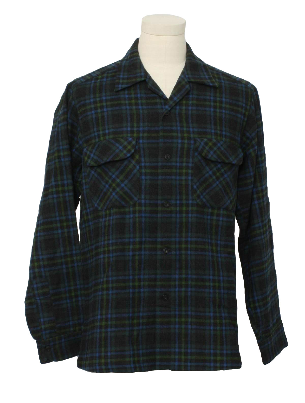 1950's Pendleton Mens Pendleton Board Sport Shirt