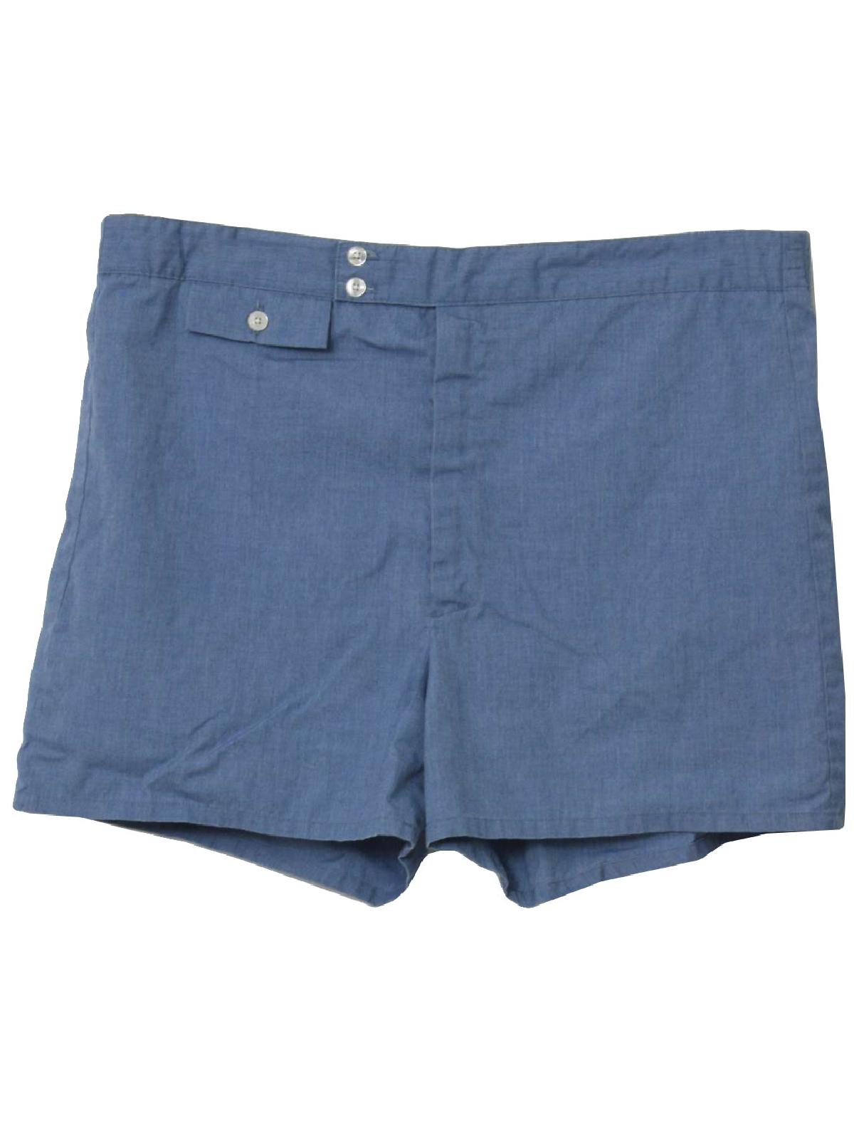 mens button swim shorts