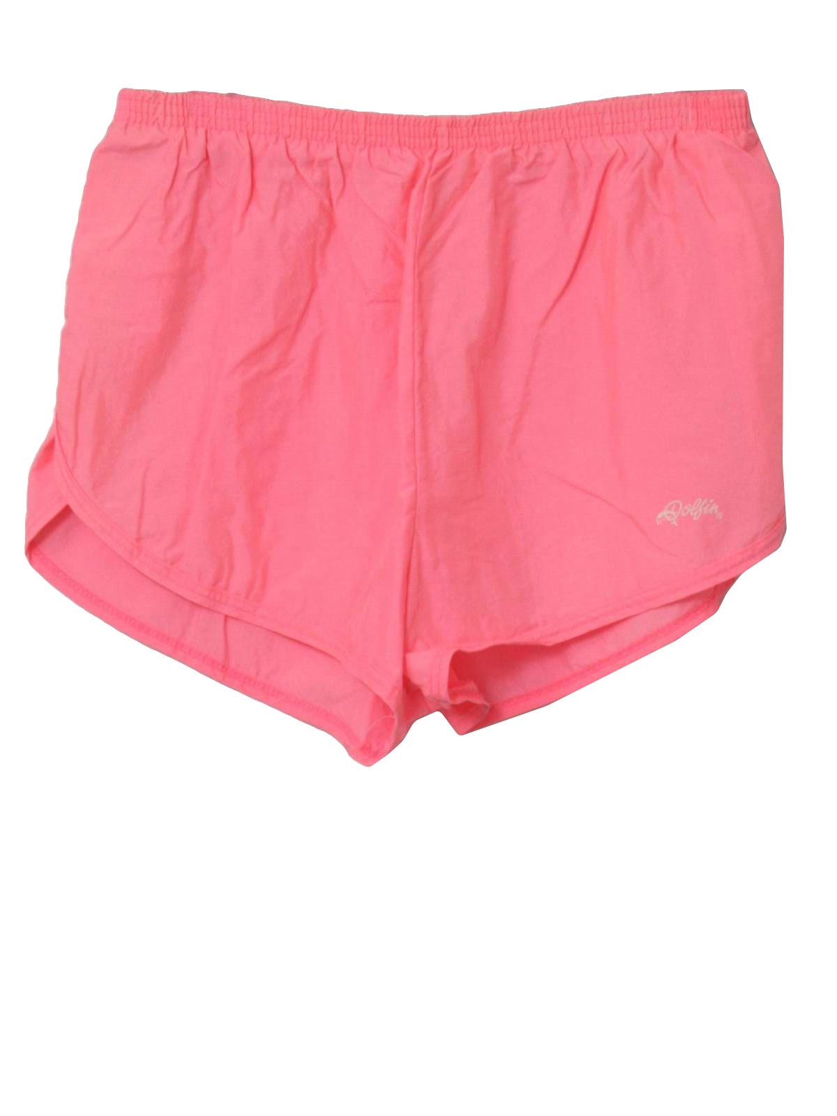 1980's Vintage Dolfin Shorts: 80s -Dolfin- Mens hot pink polyester and ...
