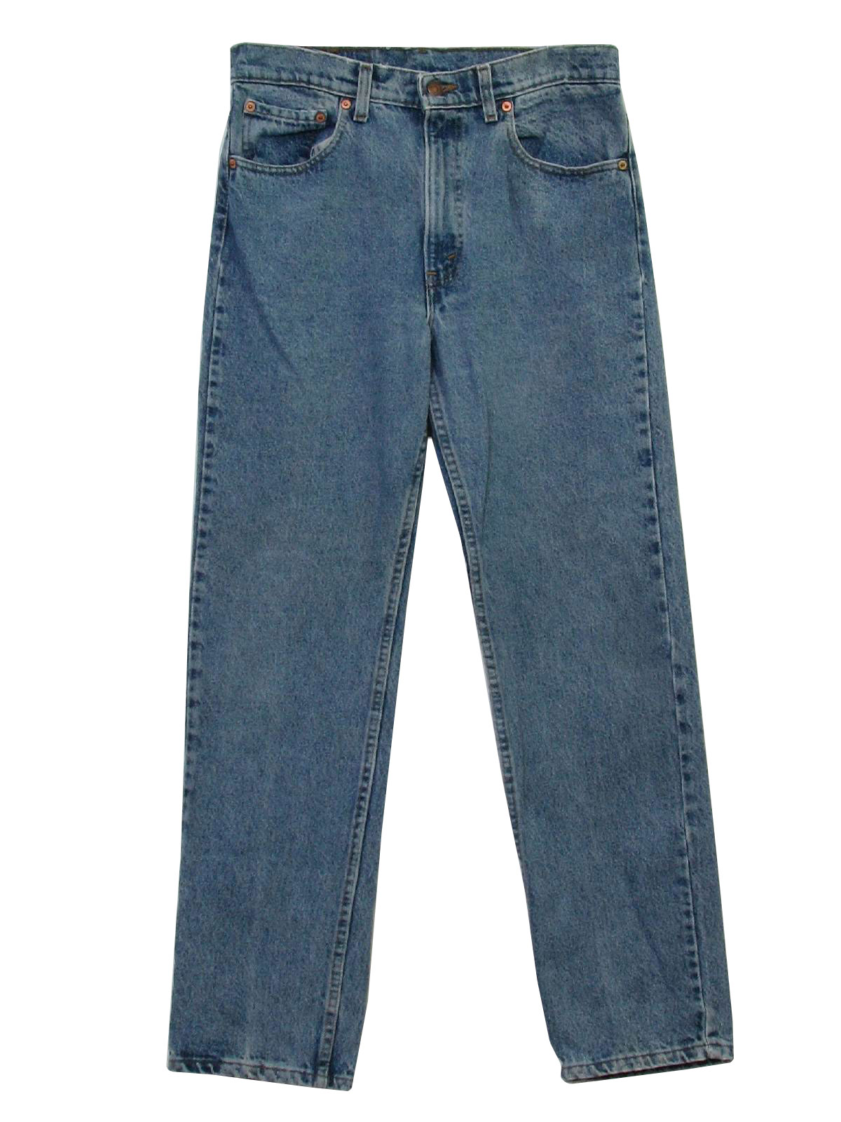 90s Pants (Levis): 90s -Levis- Mens well worn blue background cotton ...