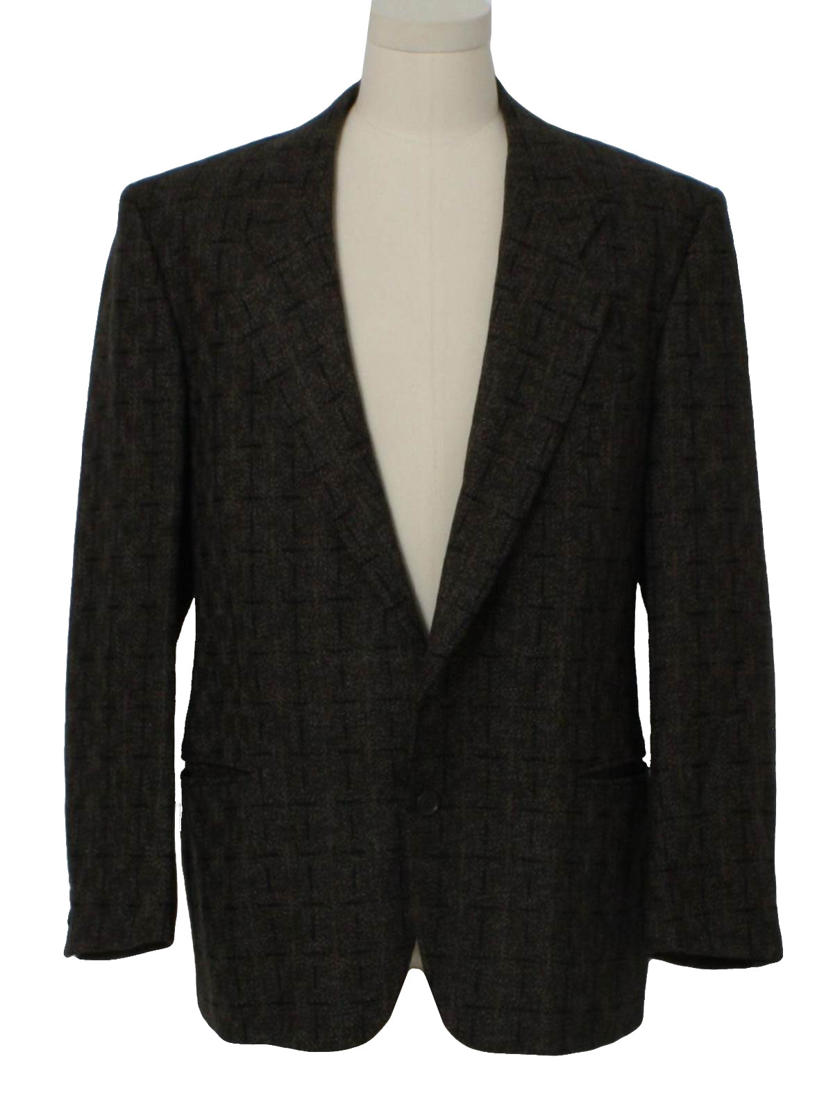 1980's Jacket: 80s -Mani by Girogio Armani Made in Italy- Mens brown ...