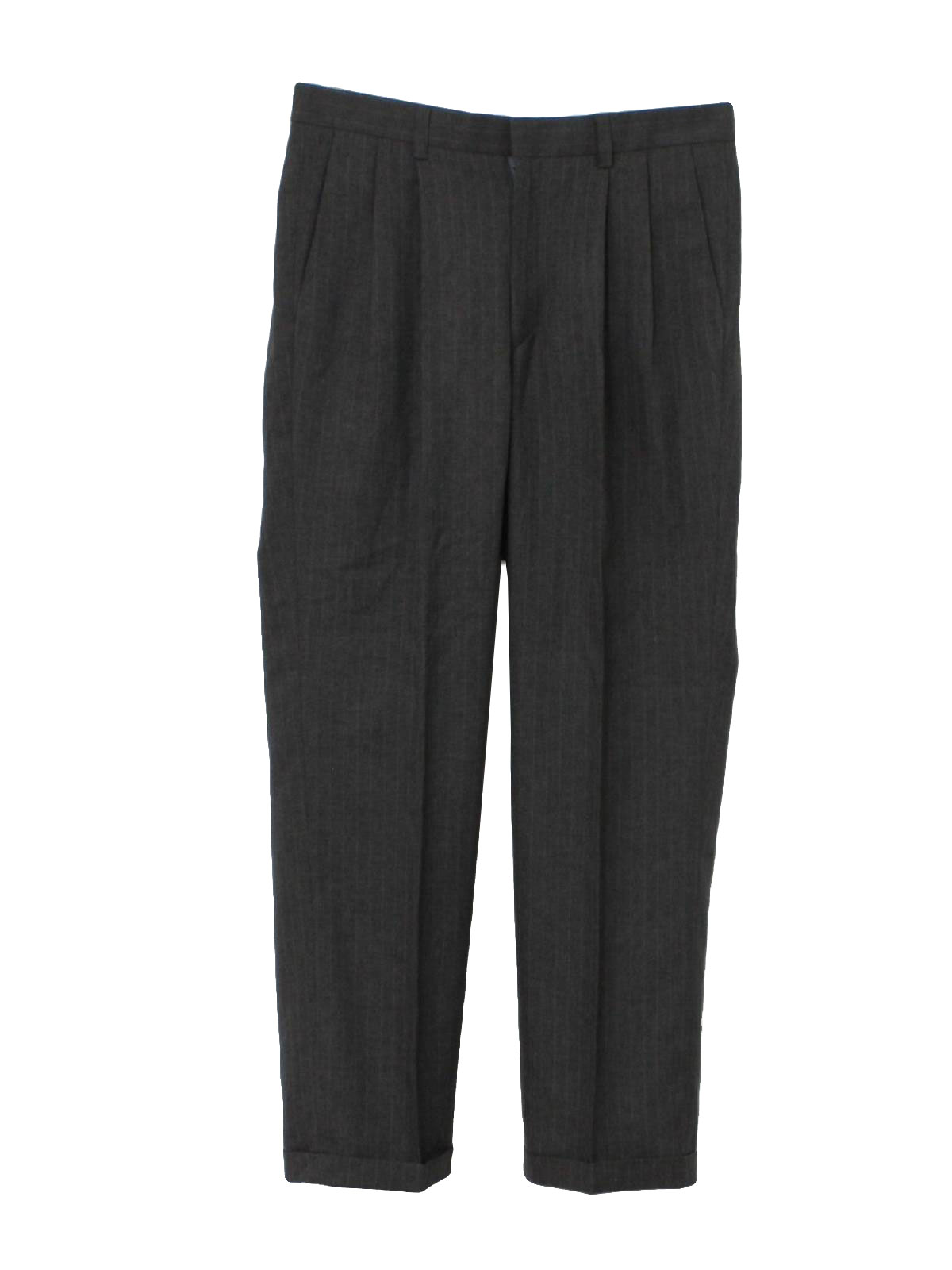 1980's Pants (Mens Mode): 80s -Mens Mode- Mens charcoal gray heather ...