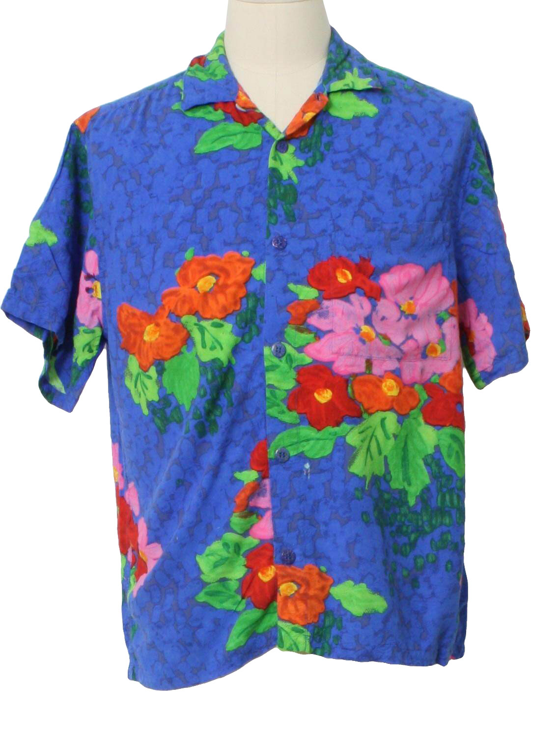 1980's Vintage Jams World Hawaiian Shirt: 80s -Jams World- Mens vivid ...