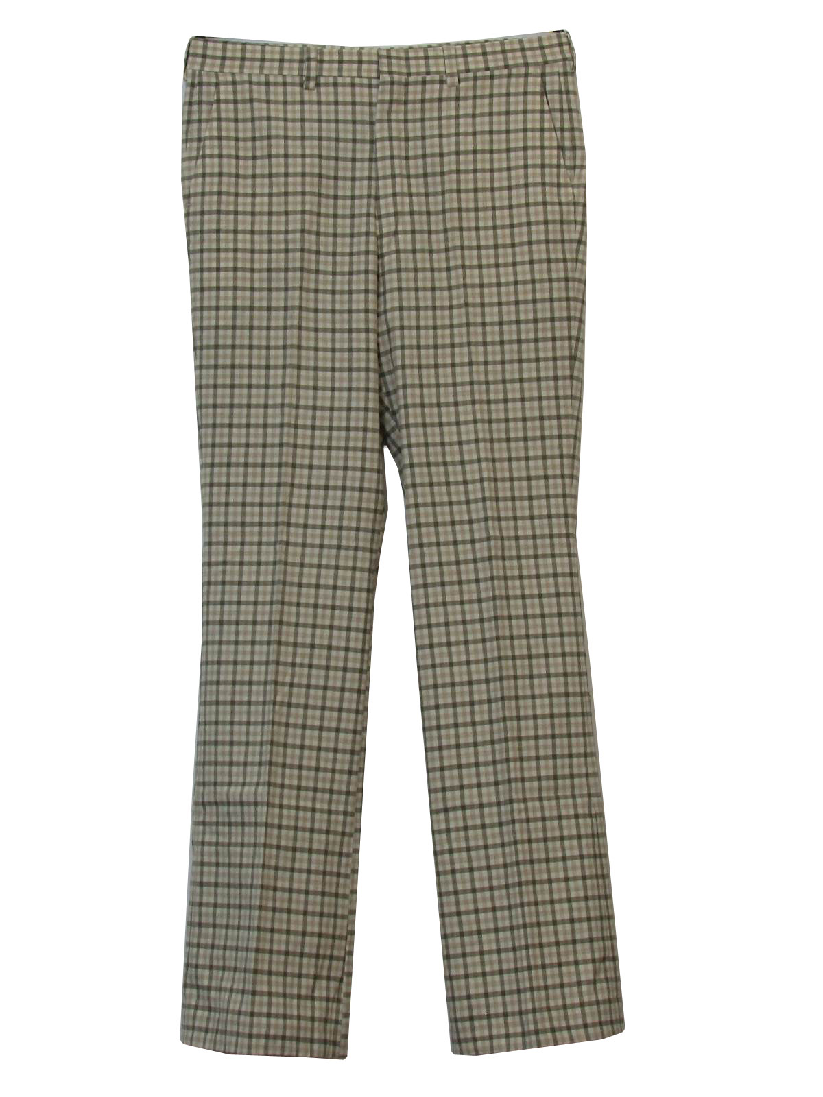 1970's Pants (Johnny Miller): 70s -Johnny Miller- Mens cream, tan and ...