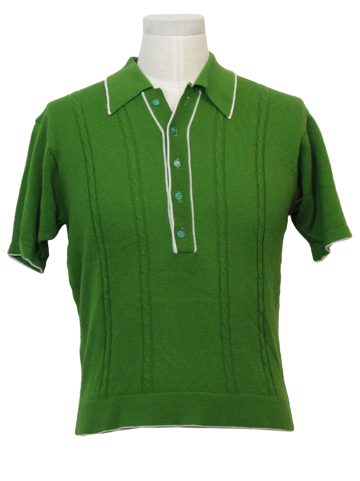 mens green short sleeve button up