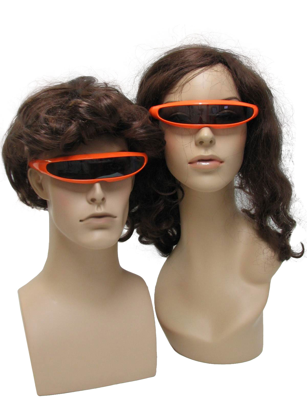 Vintage New Wave Punk Single Lens Shades 80 s Glasses Totally 80s style made recently New Wave Punk Single Lens Shades Unisex orange on black single lens hard plastic hand polished frame new