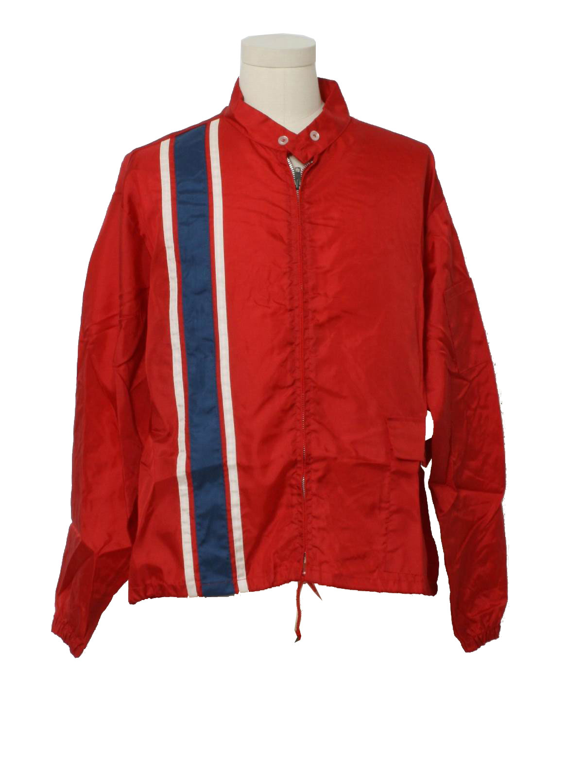 1960's Retro Jacket: 60s -Swingster- Mens red background, navy blue ...