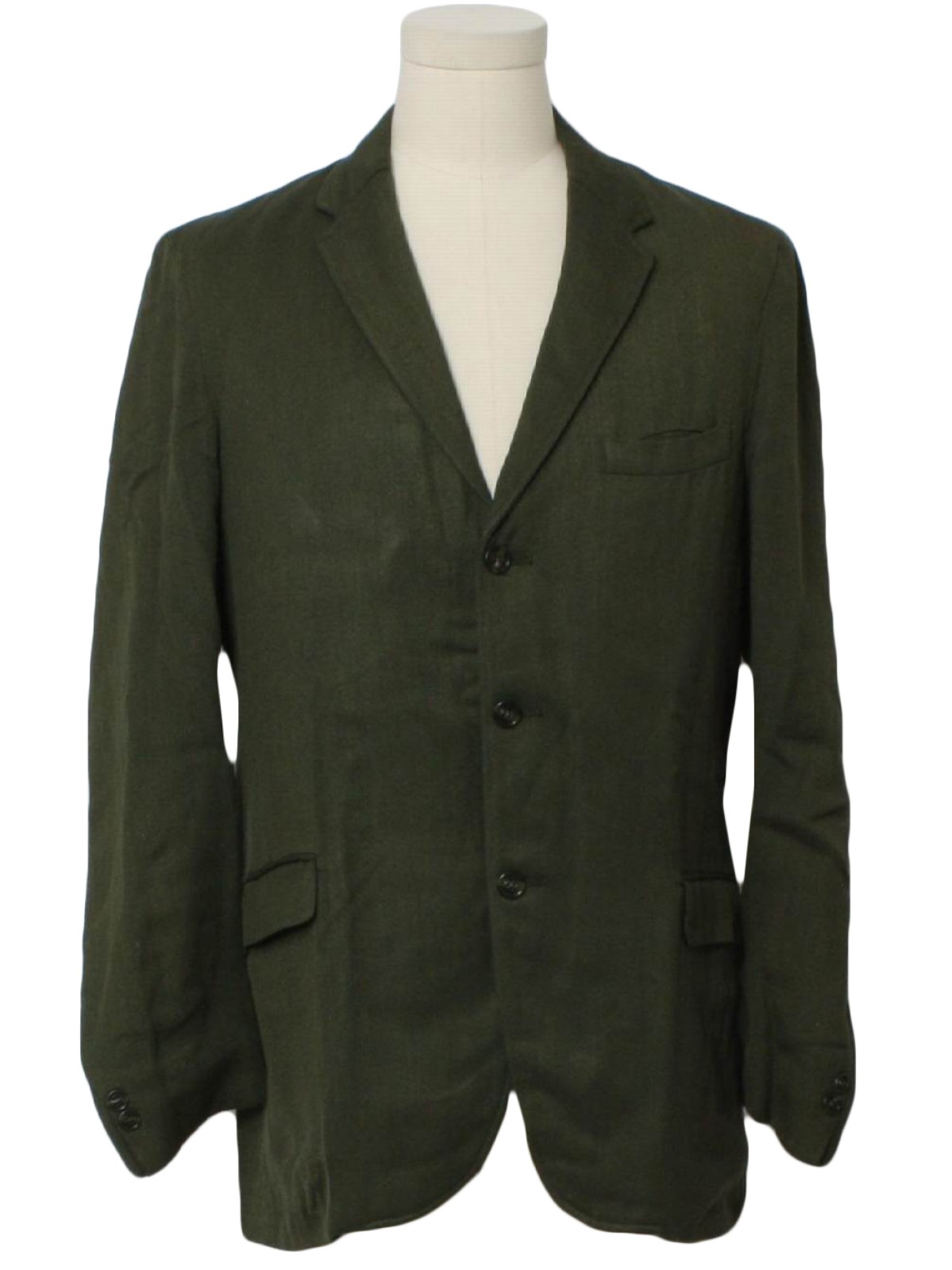 Retro 60s Jacket (National) : 60s -National- Mens green, with yellow ...