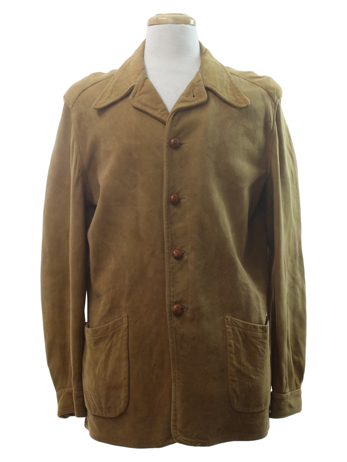 1940's Vintage McGregor Sportswear Leather Jacket: Late 40s -McGregor ...