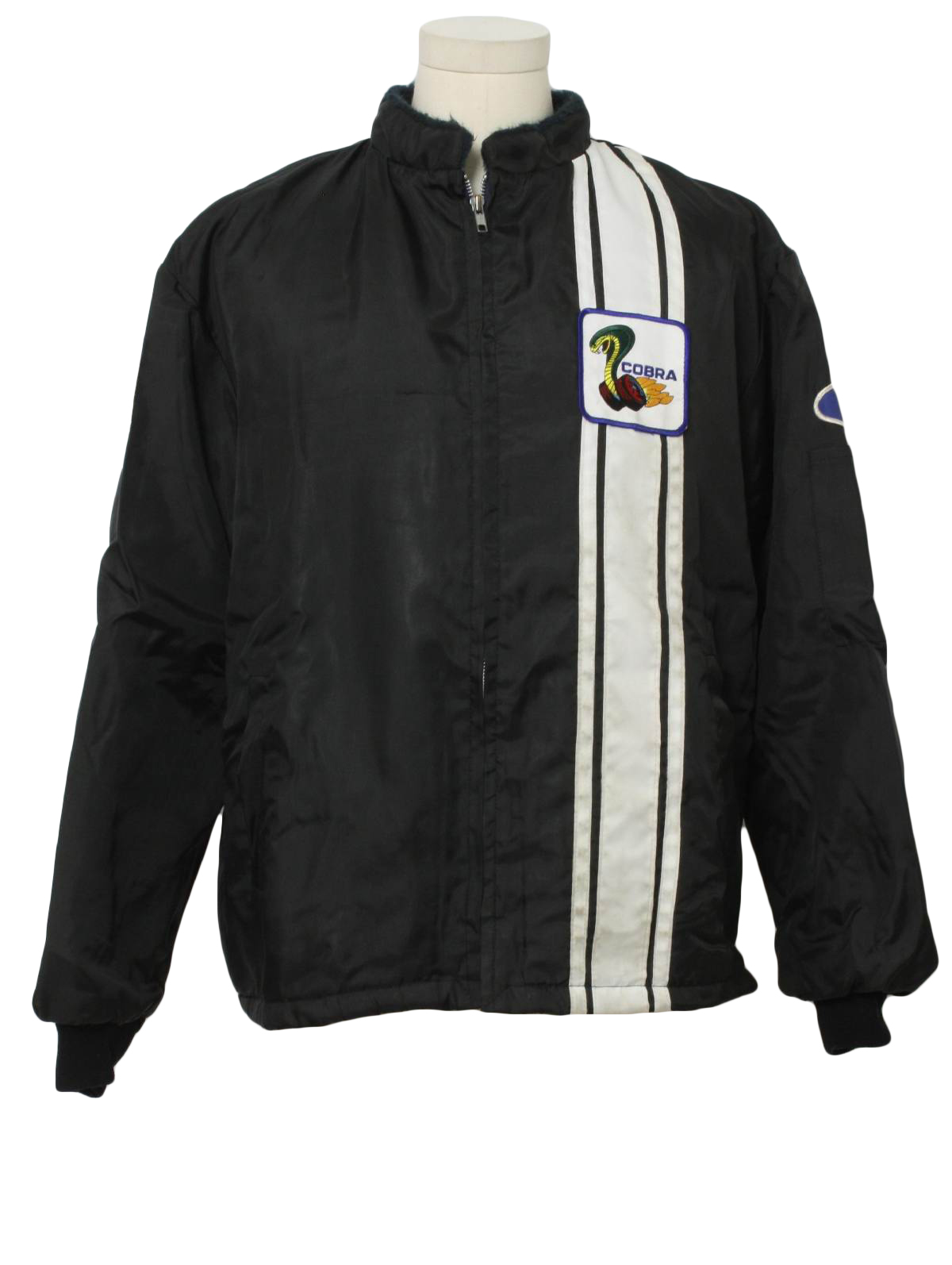 Ford racing jacket with cobra logo on it #9