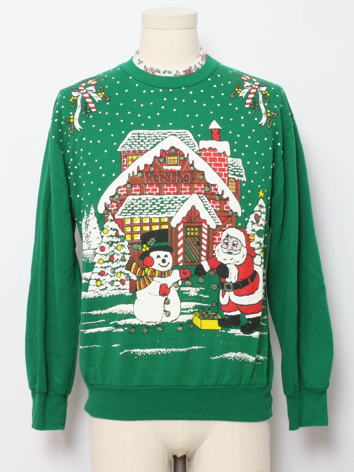 1980's Vintage Ugly Christmas Sweatshirt: 80s authentic vintage ...