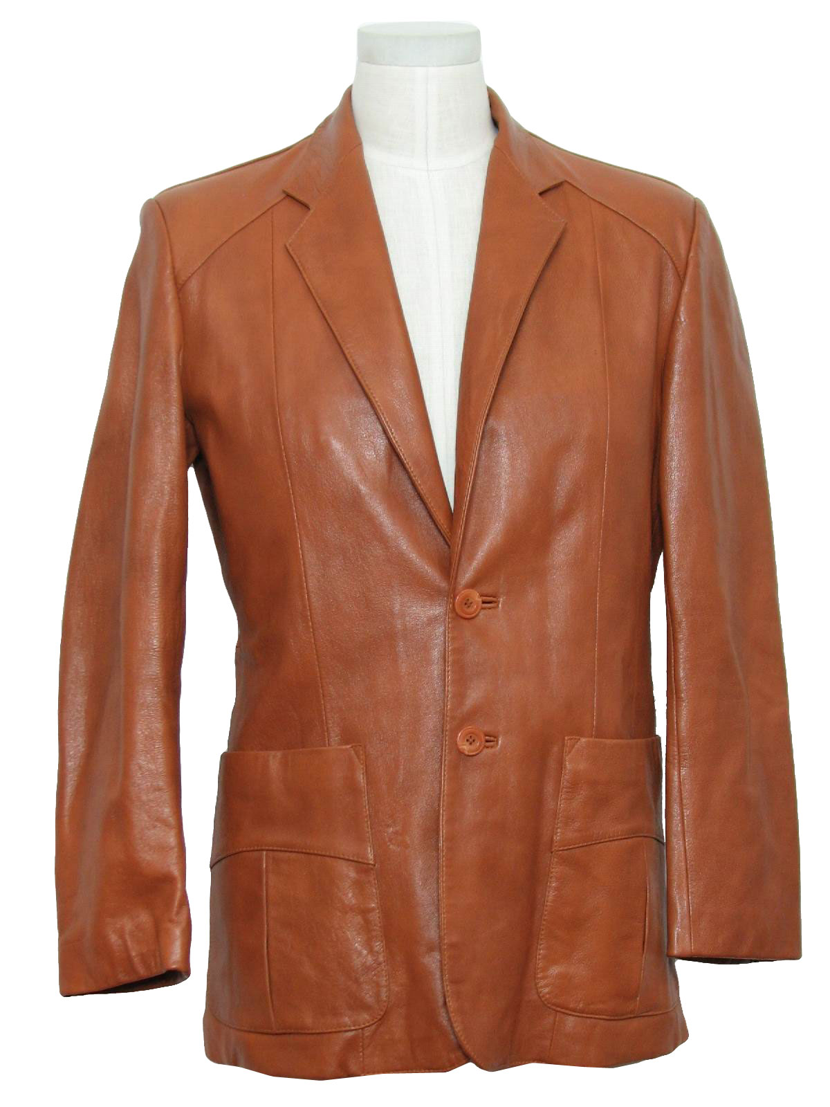 Retro Seventies Leather Jacket: Late 70s -Wilsons Leather- Mens honey ...