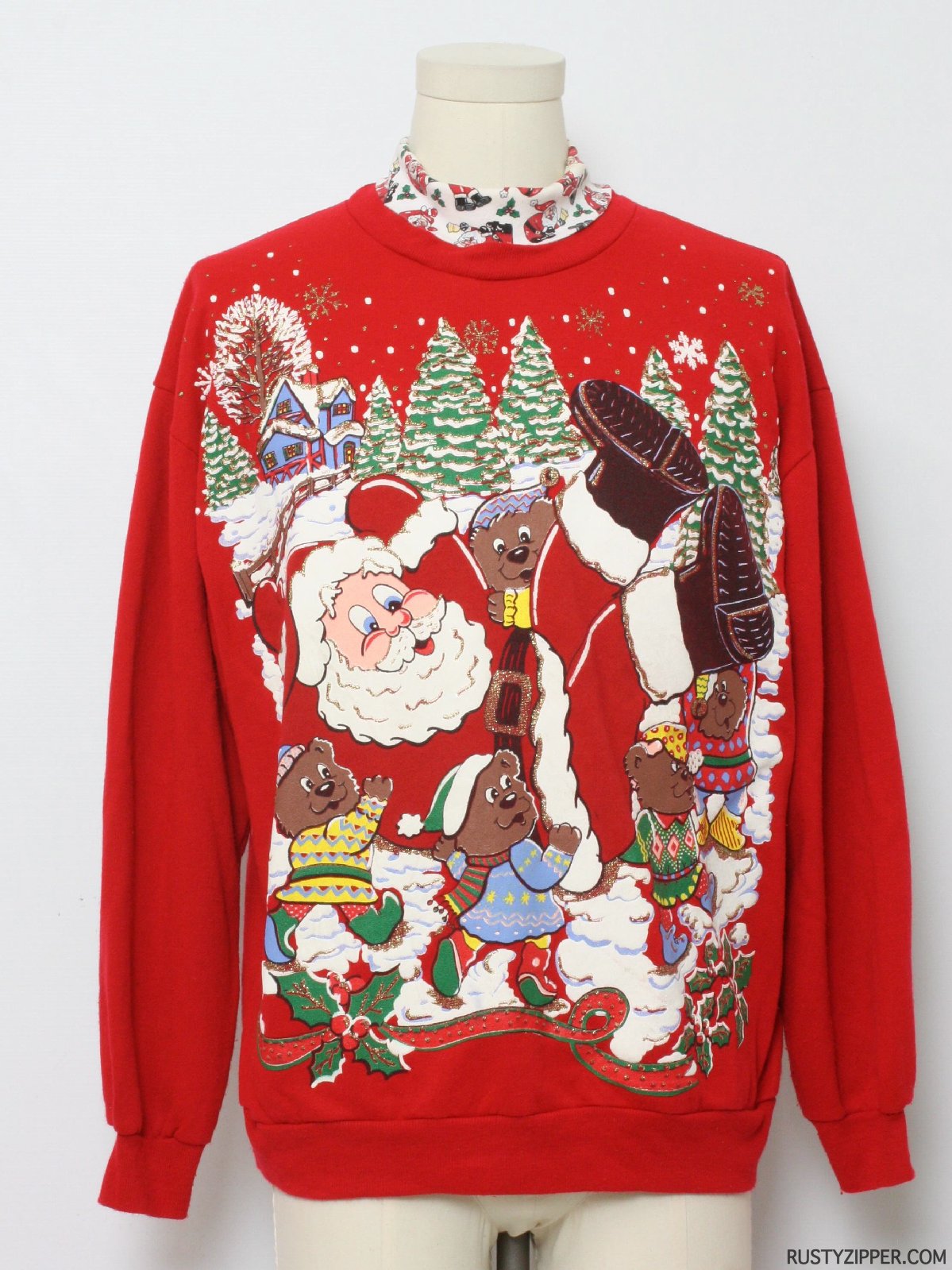 Vintage Nut Cracker Eighties Ugly Christmas Sweatshirt: 80s authentic ...