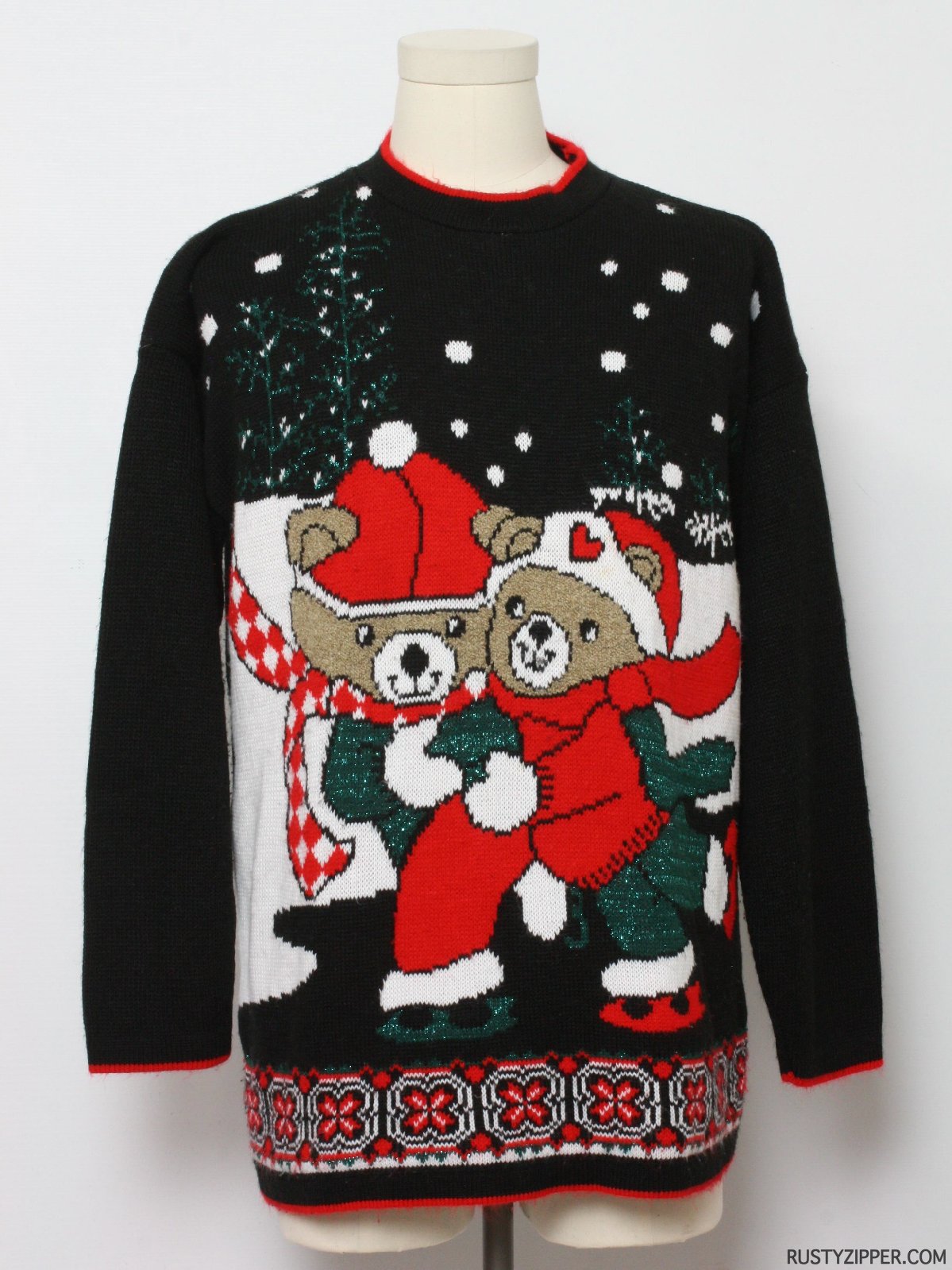 80's Vintage Bear-riffic Vintage Ugly Christmas Sweater: 80s authentic ...