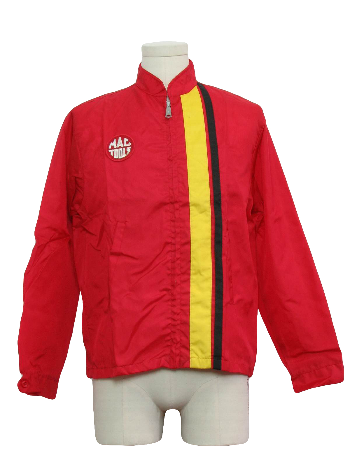 Vintage 70s Jacket: 70s -Louisville Sportswear- Mens deep red