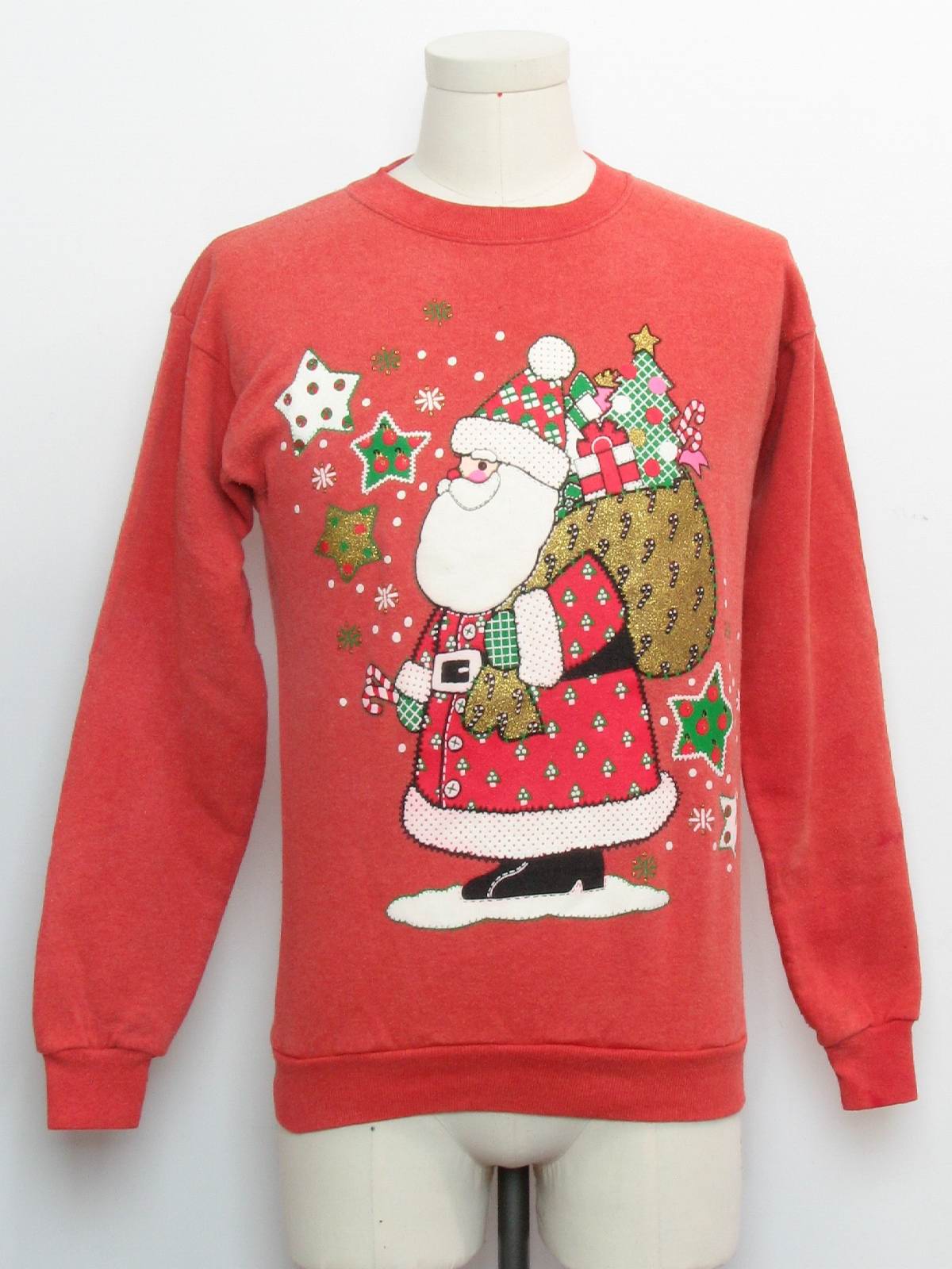 1980's Vintage MBC Ugly Christmas Vintage Sweatshirt: 80s authentic ...
