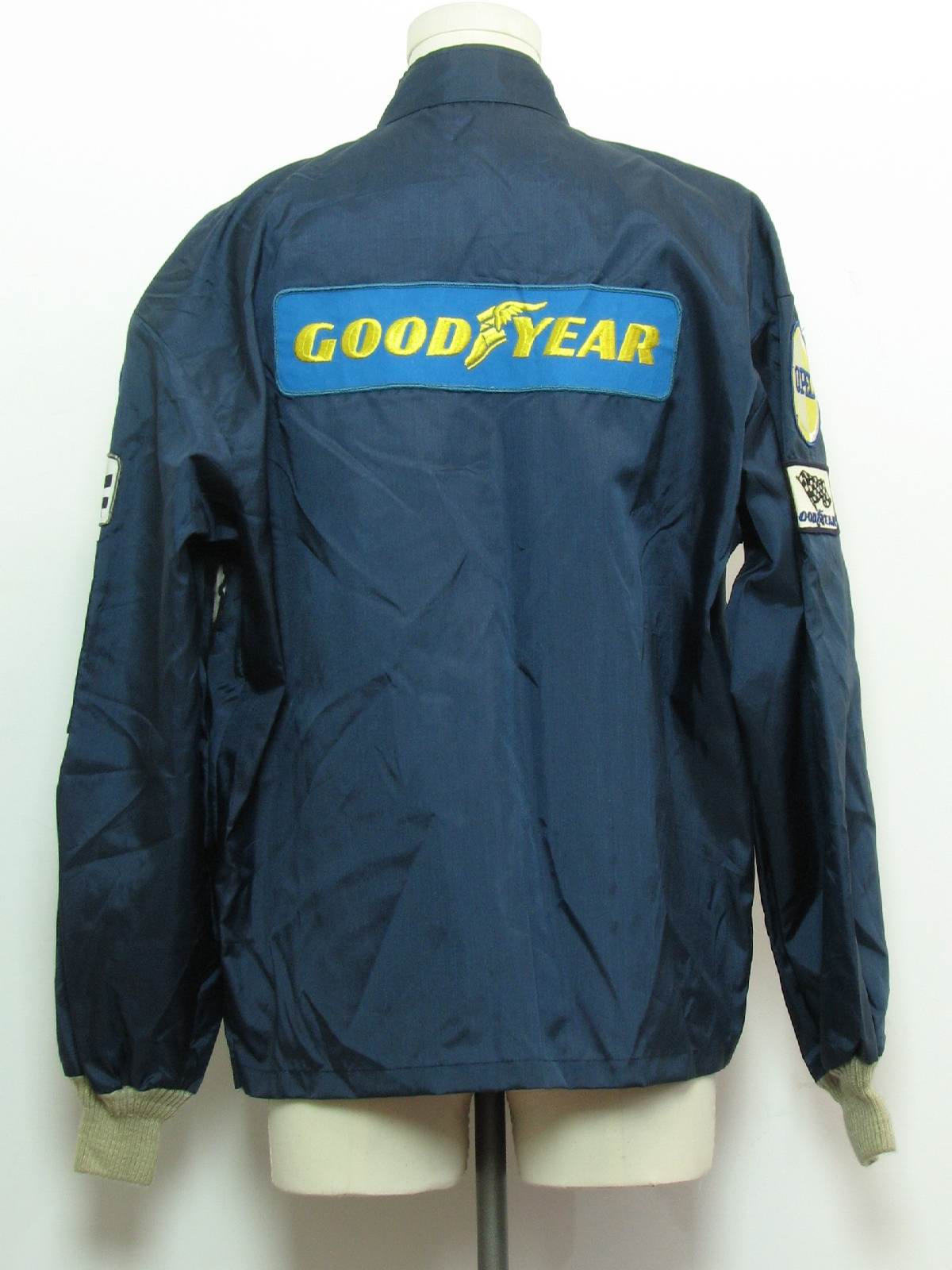 60's Vintage Jacket: 60s -Atlas- Mens midnight blue, red and 60's Vintage Jacket: 60s -Atlas- Mens midnight blue, red and