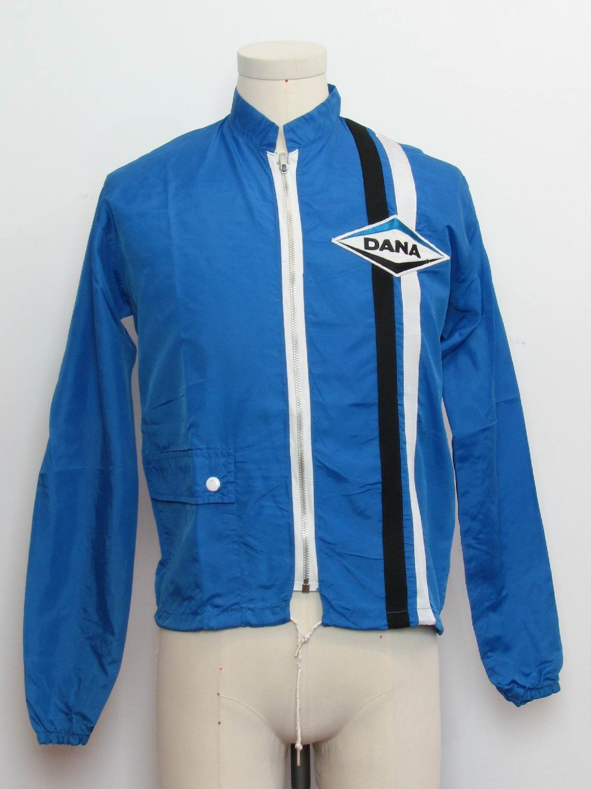 Missing Label 80's Vintage Jacket: 80s -Missing Label- Mens royal blue ...
