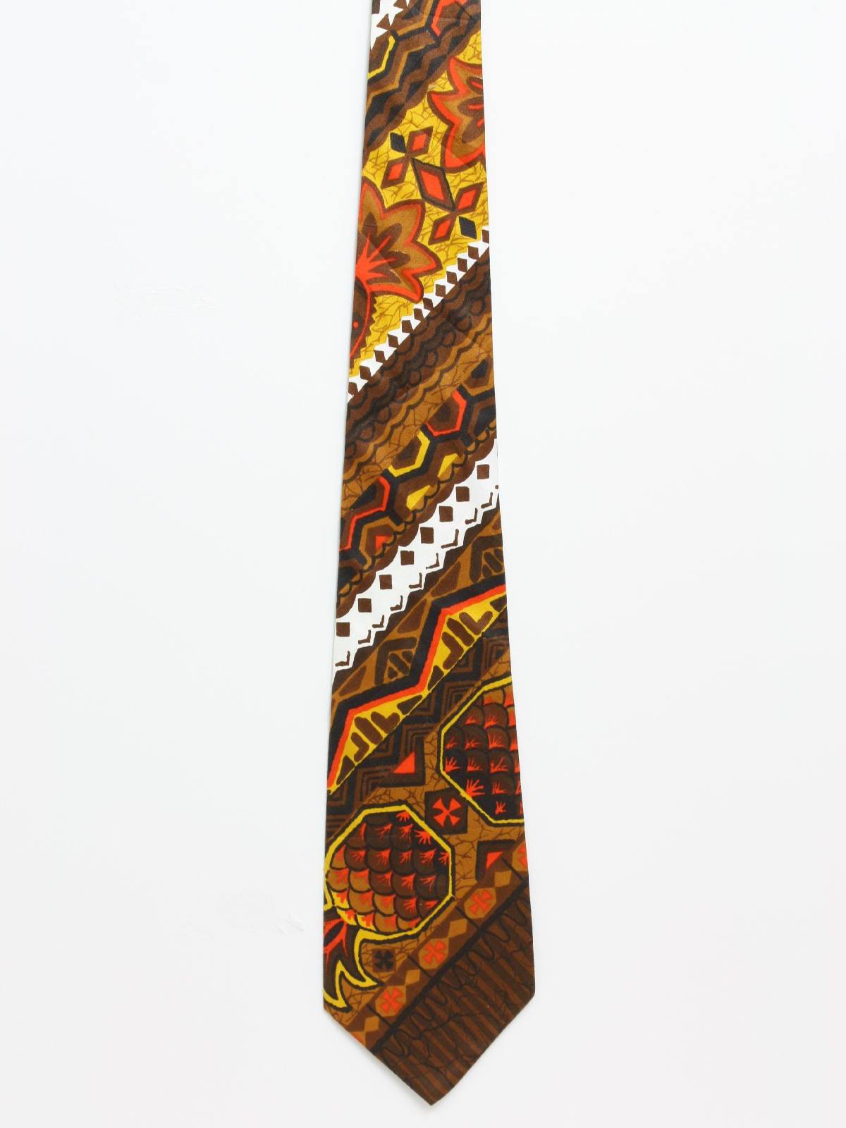 Seventies Vintage Neck Tie: 70s -Kole Kole Hawaii- Mens shaded brown ...