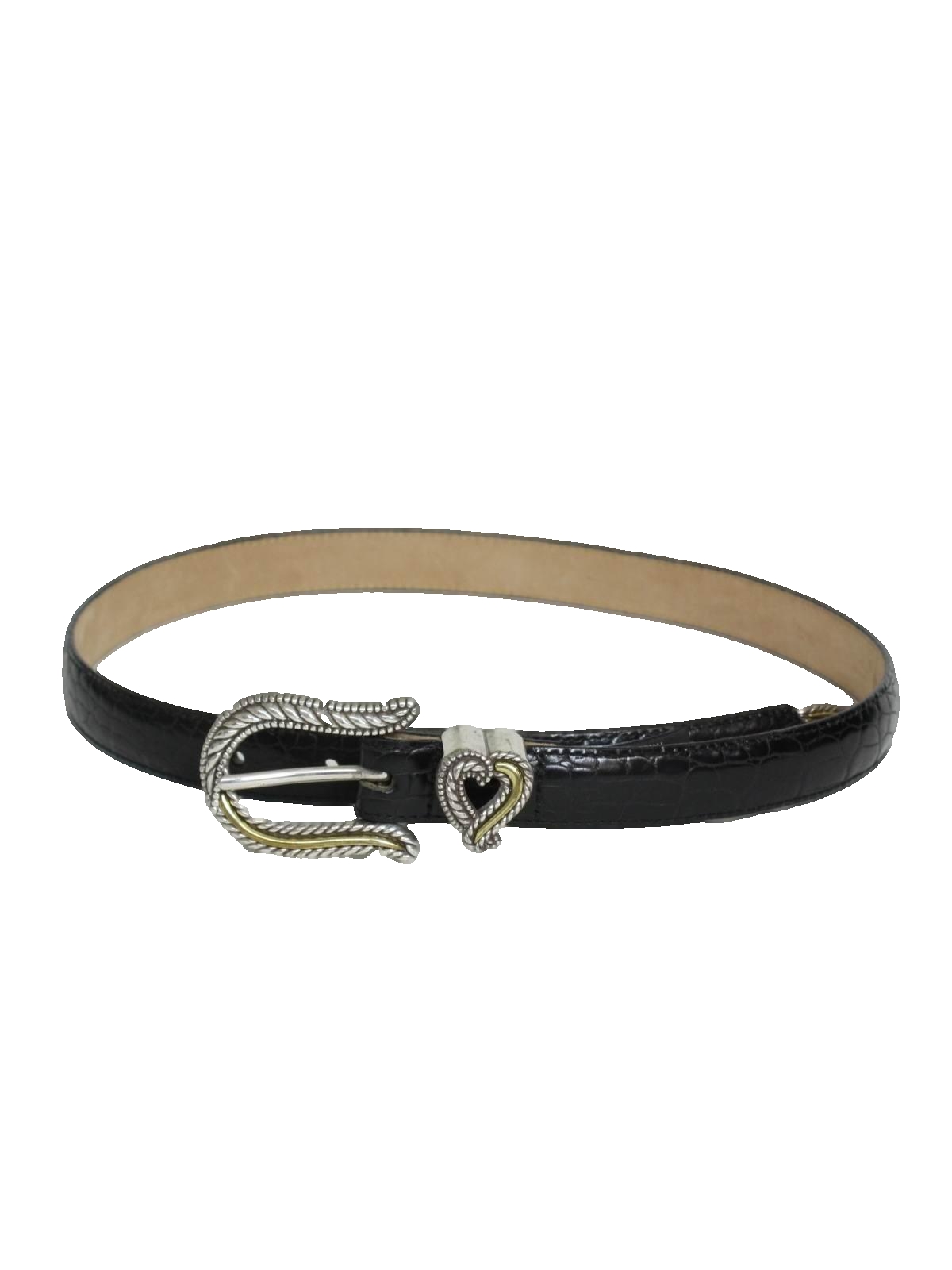 Vintage Brighton 90's Belt: 90s -Brighton- Womens black background ...