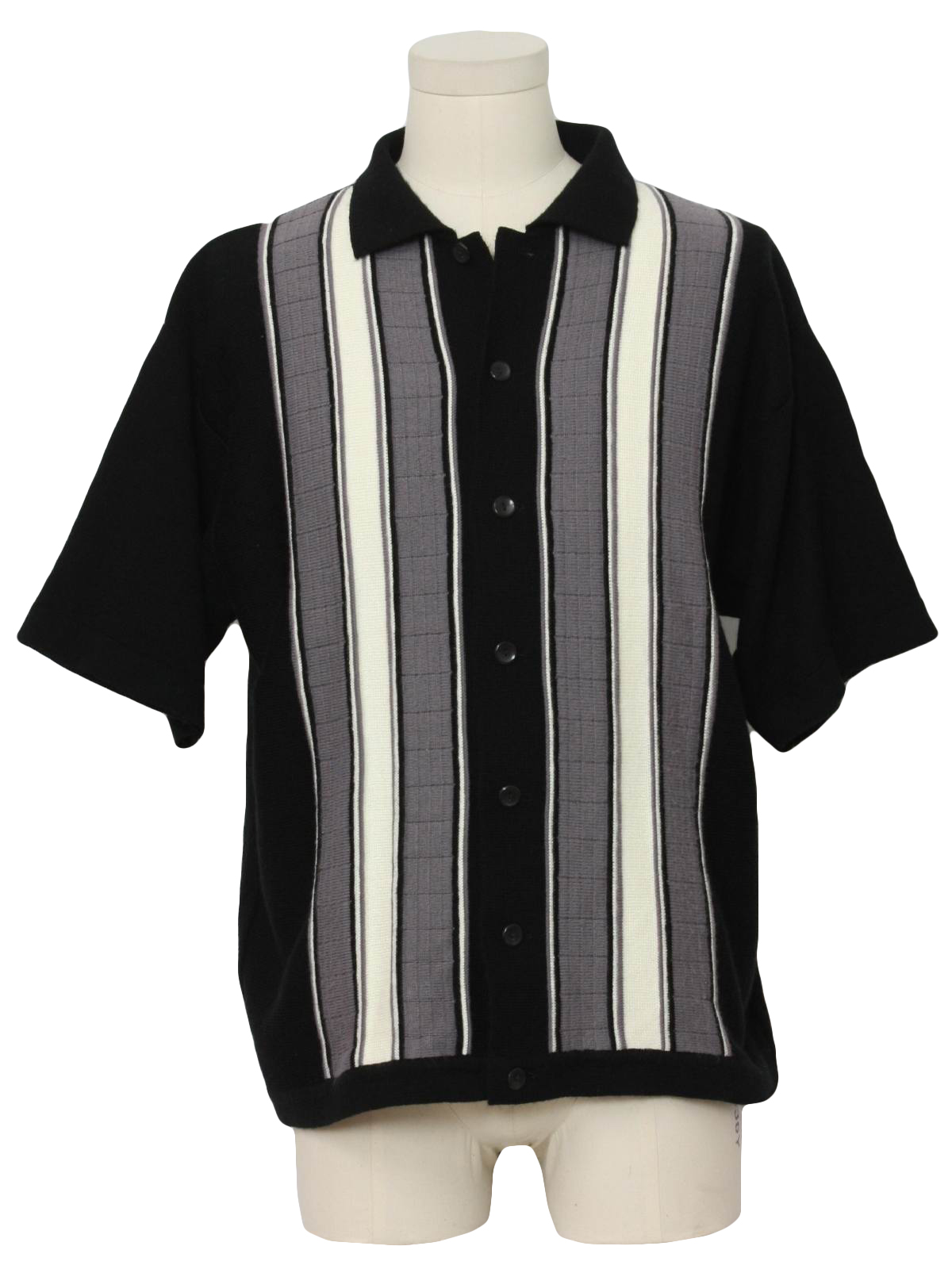 1980's Knit Shirt (Kennington): 80s -Kennington- Mens black background ...
