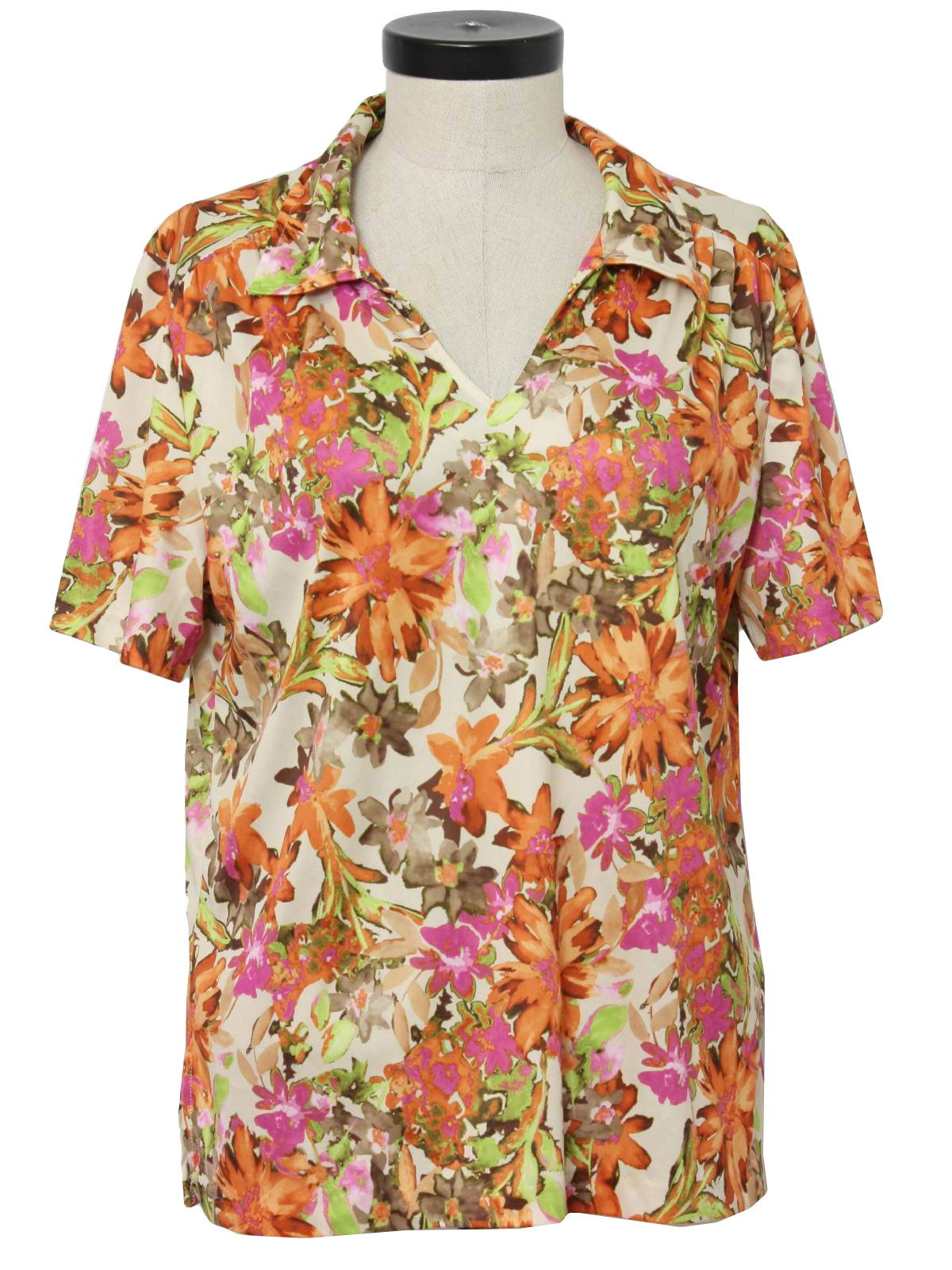 Retro 70s Shirt (Haband) : 70s -Haband- Womens cream background with ...