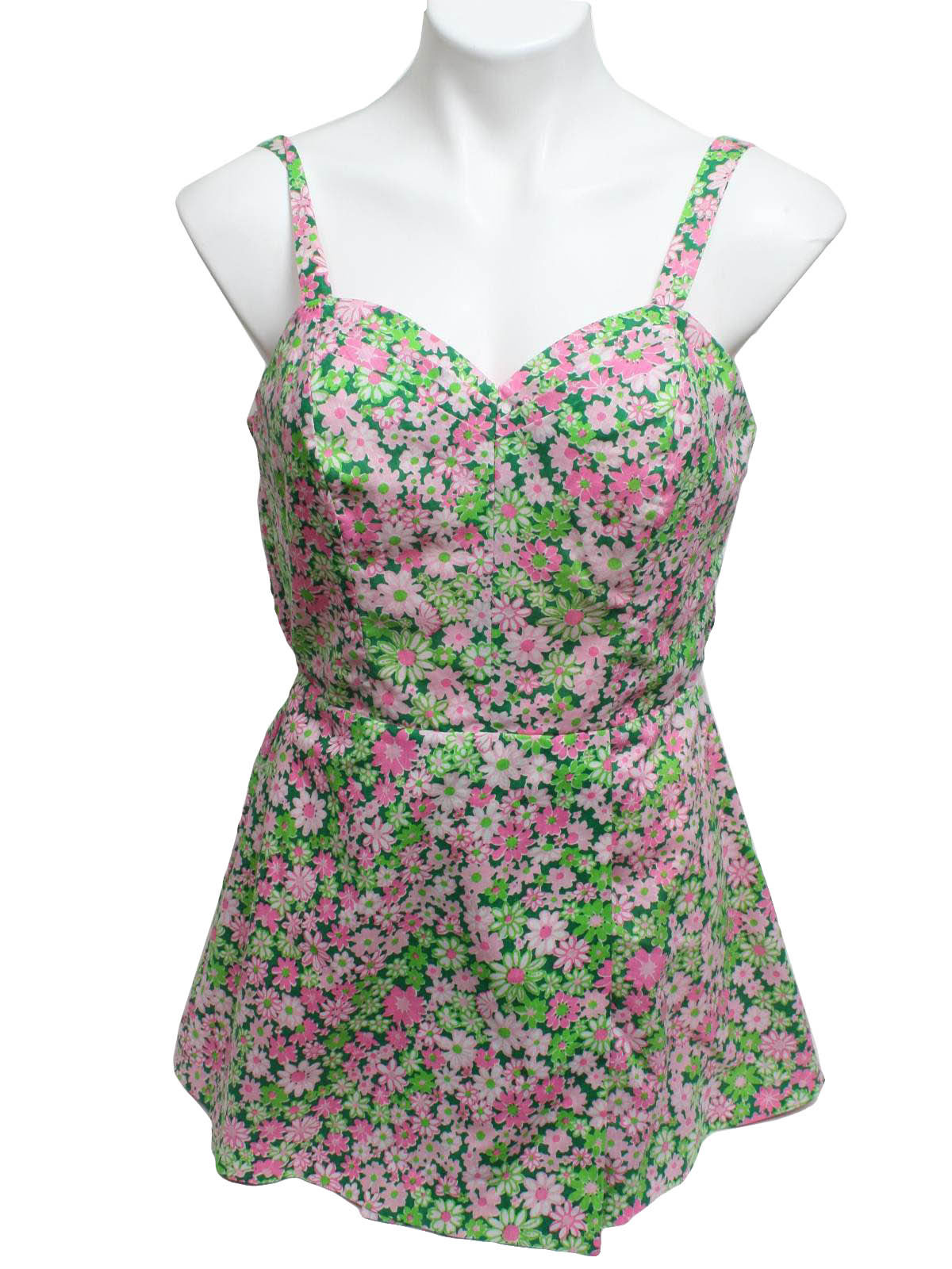 Retro Seventies Swimsuit/Swimwear: Early 70s -Lilly- Womens shaded ...