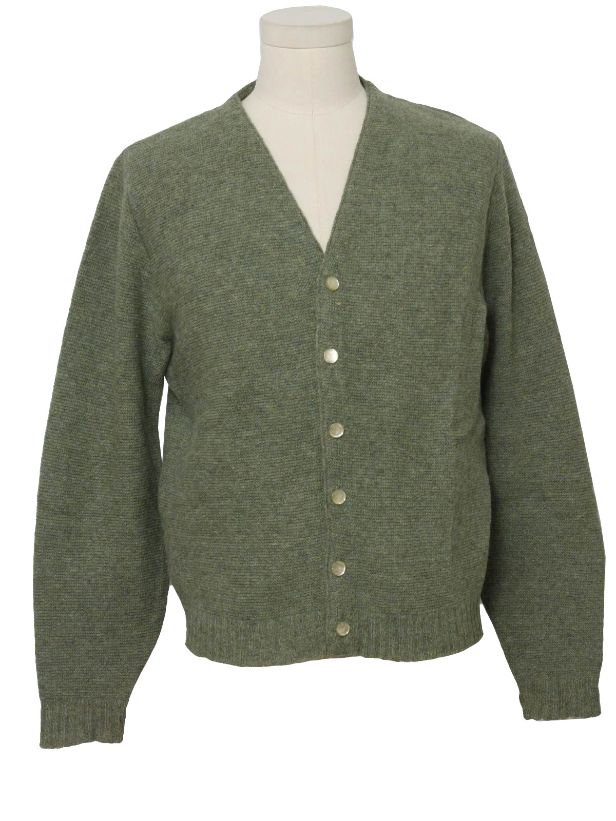 60's Brent for Montgomery Ward Caridgan Sweater: 60s -Brent