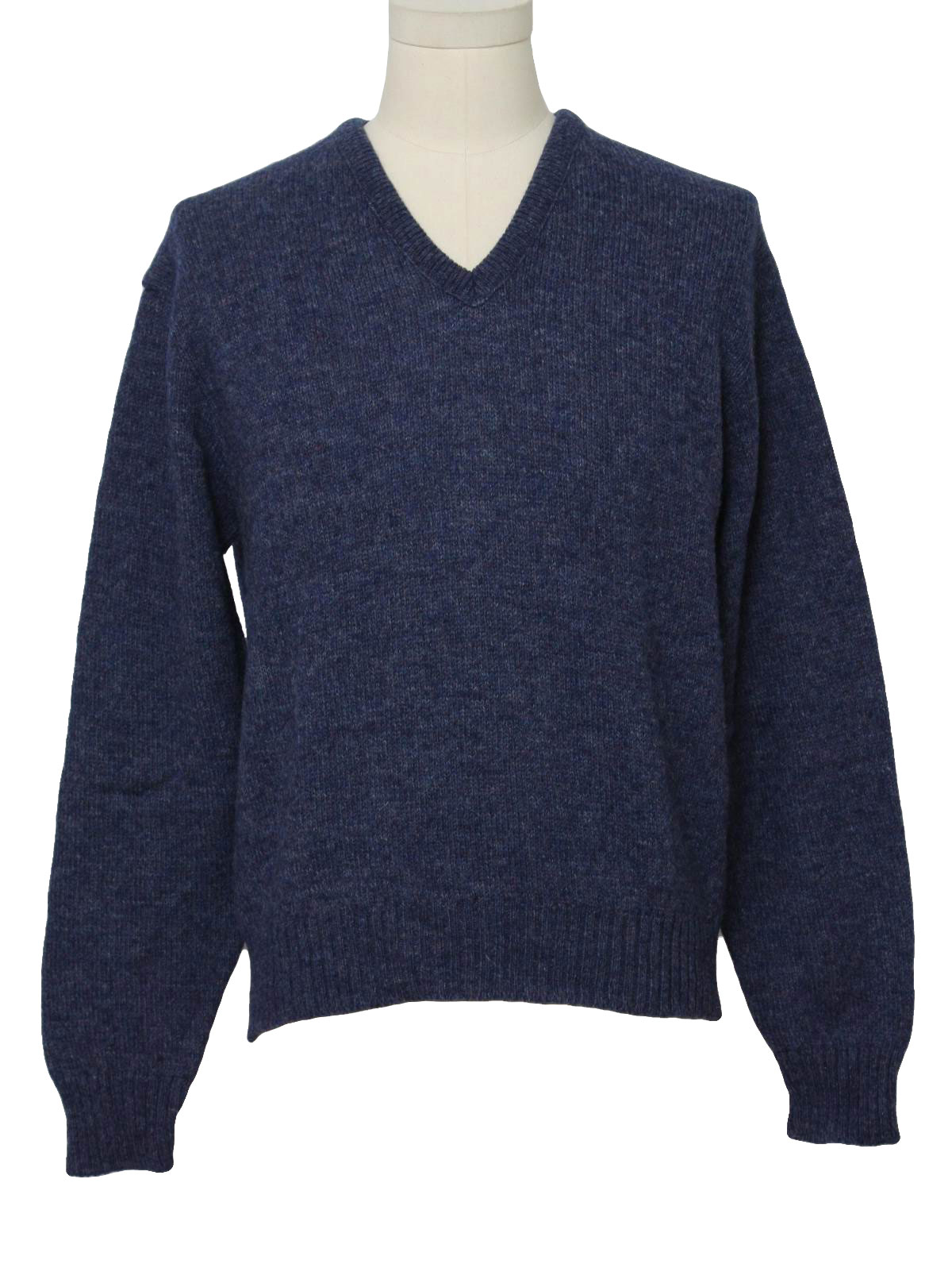 Retro 1980's Sweater (Jantzen) : 80s -Jantzen- Mens heathered blue ...