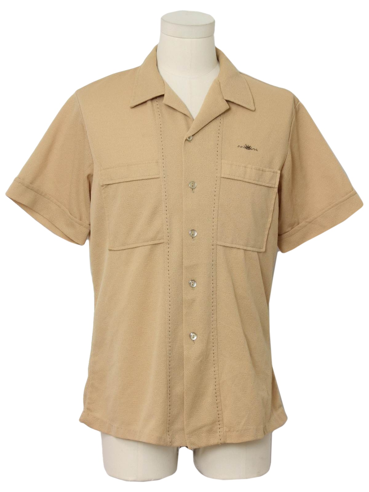 mens nylon short sleeve shirts