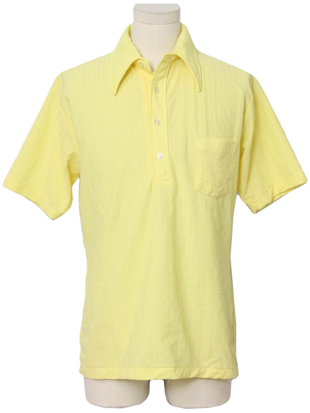 1970 s shirt arnold palmer 70s arnold palmer mens yellow textured