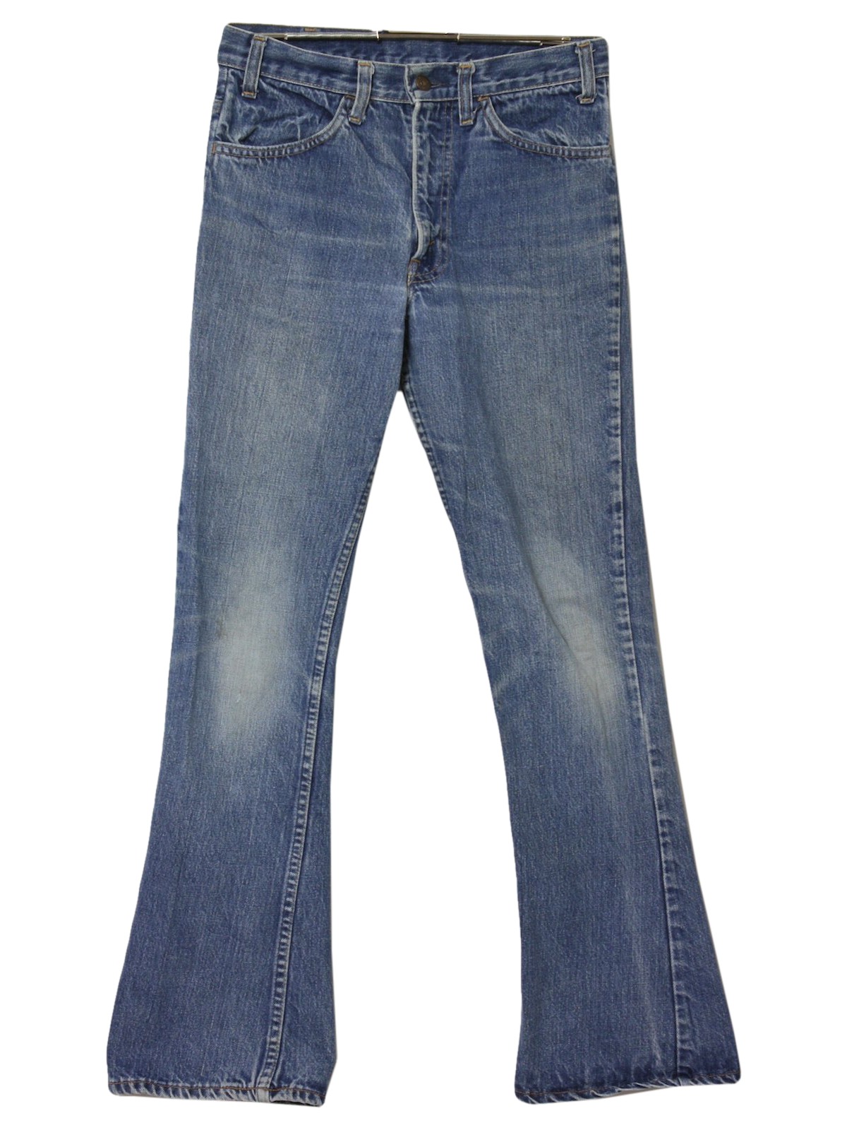 70's Levis Bellbottom Pants: 70s -Levis- Mens well worn blue background ...