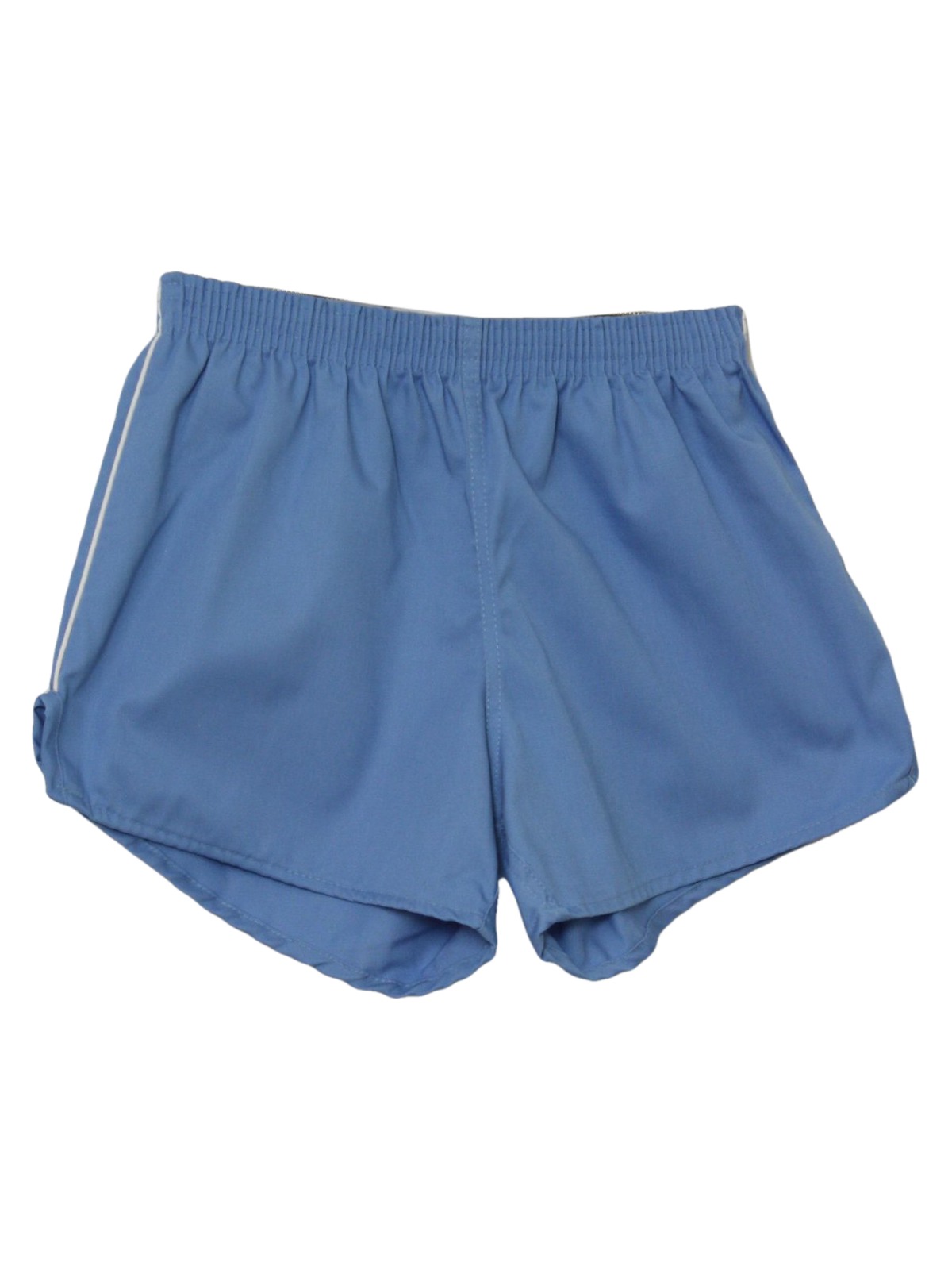 1980's Retro Shorts: 80s -Soffe- Mens light blue background polyester ...