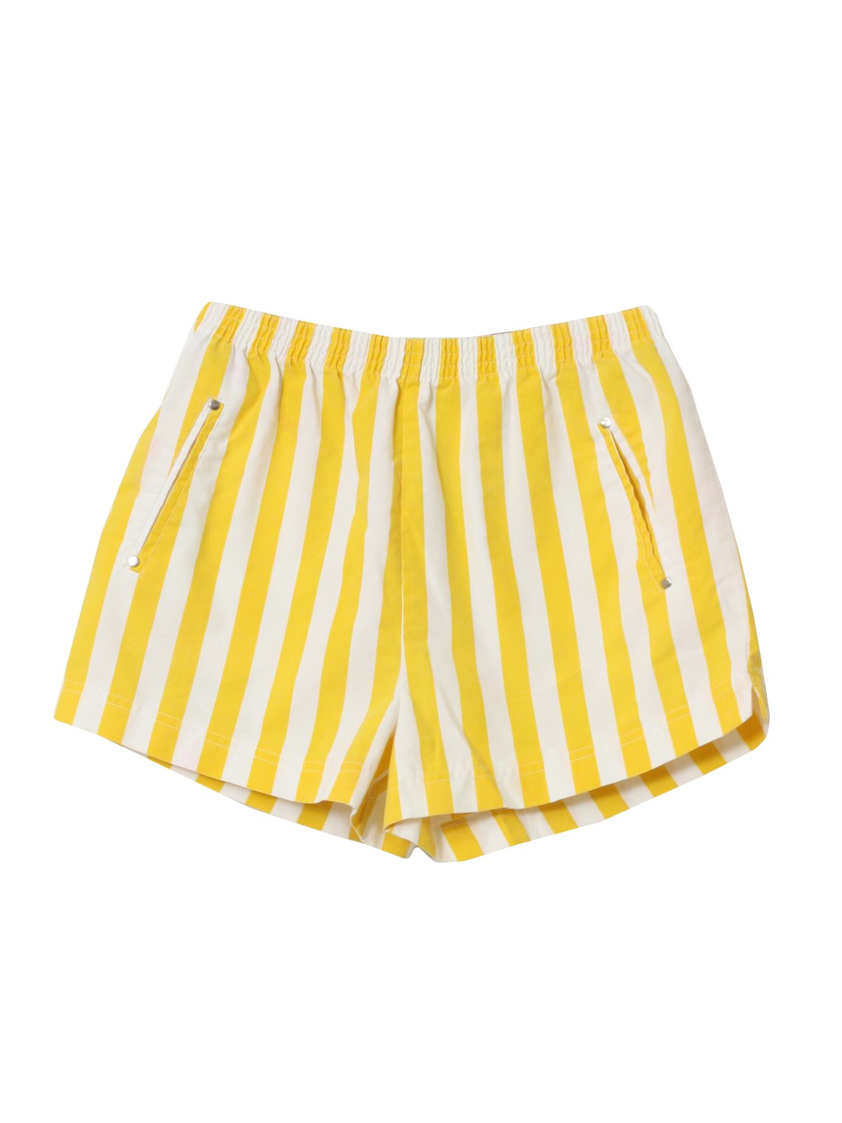 Vintage Justin Allen 1980s Shorts: 80s -Justin Allen- Womens yellow and ...