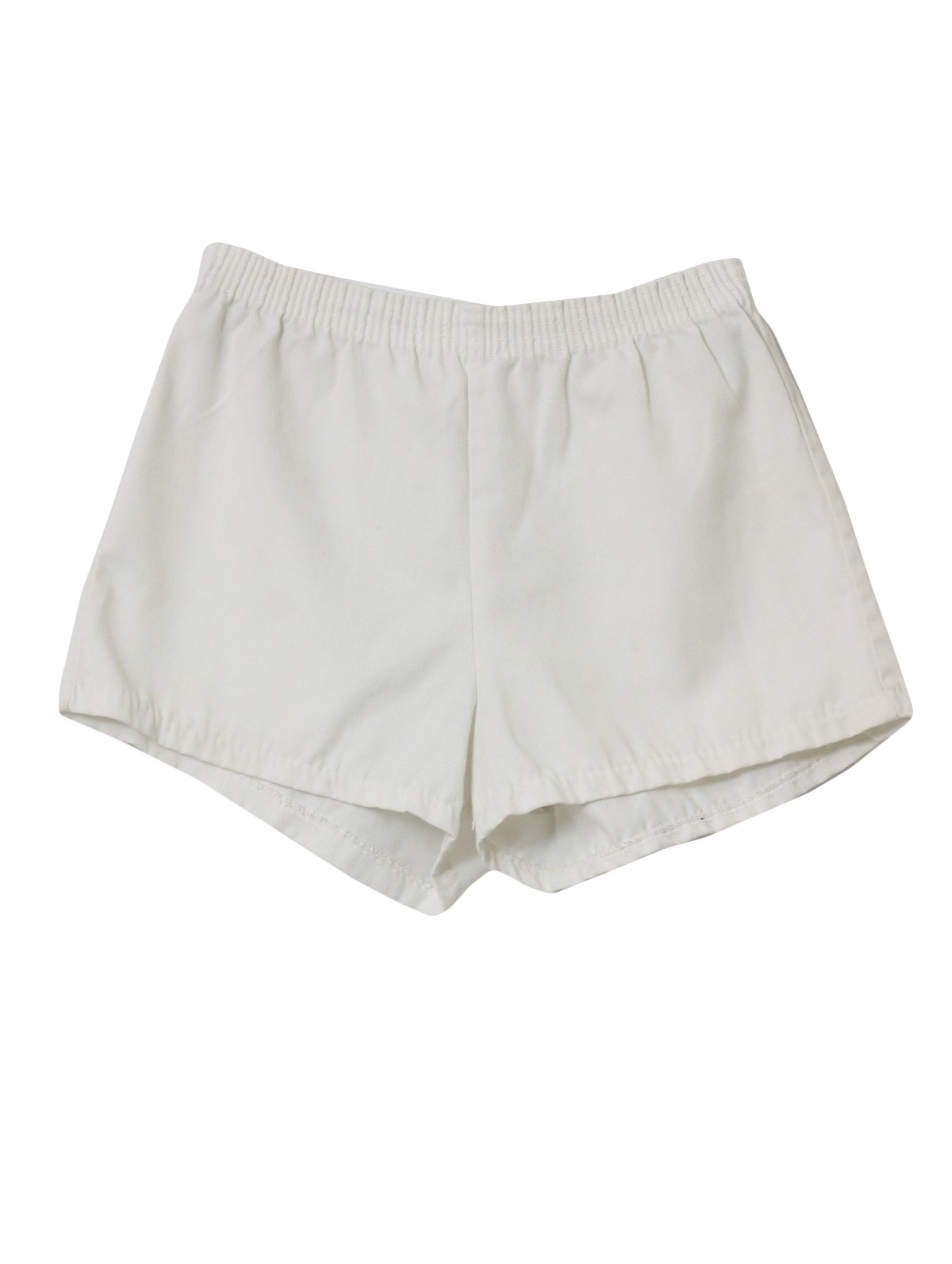1970's Retro Shorts: 70s -Hemco- Mens white background cotton blend ...