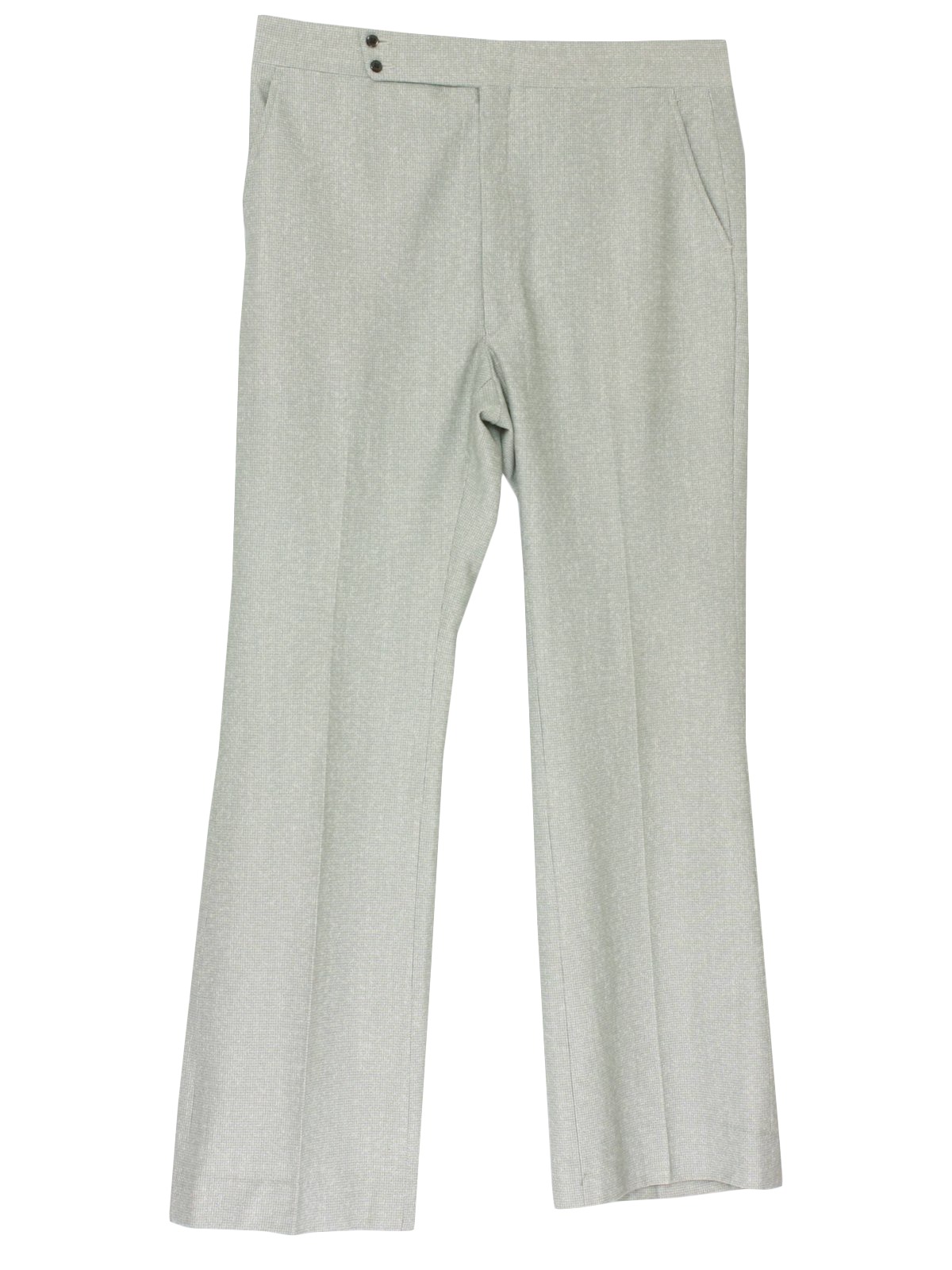 70s Retro Pants: 70s -Haggar- Mens sea foam green and off white subtle ...